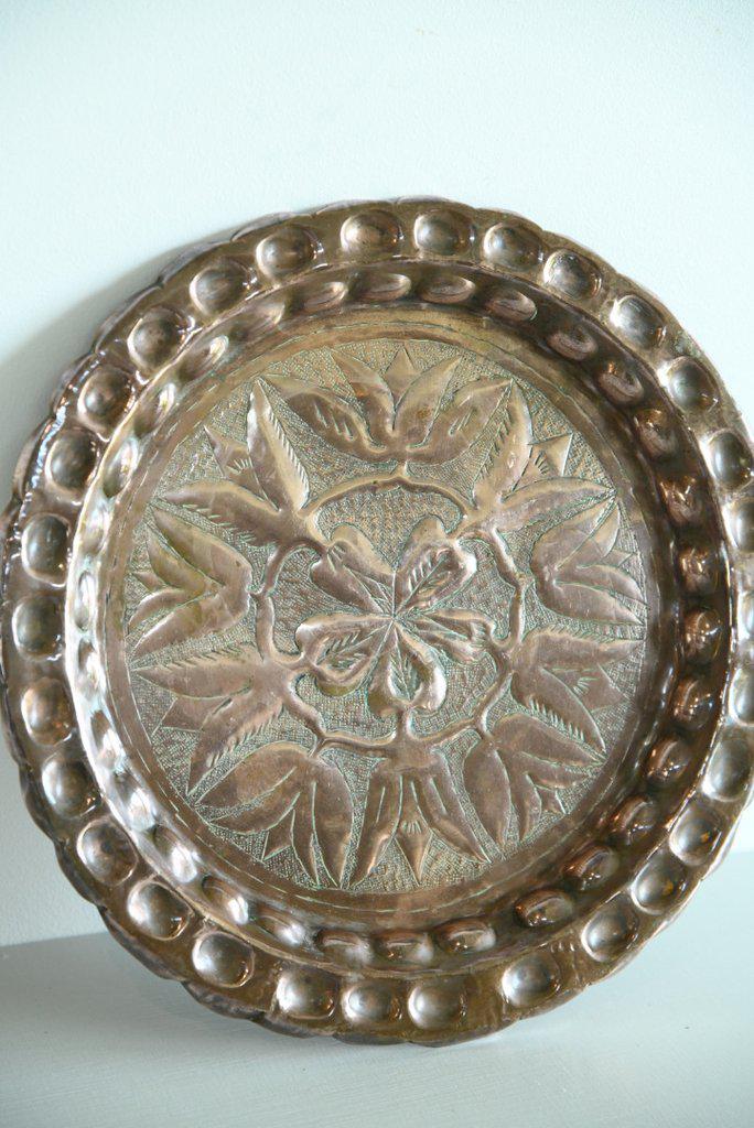 Ornamental Turkish Copper Dish (1 of 6)