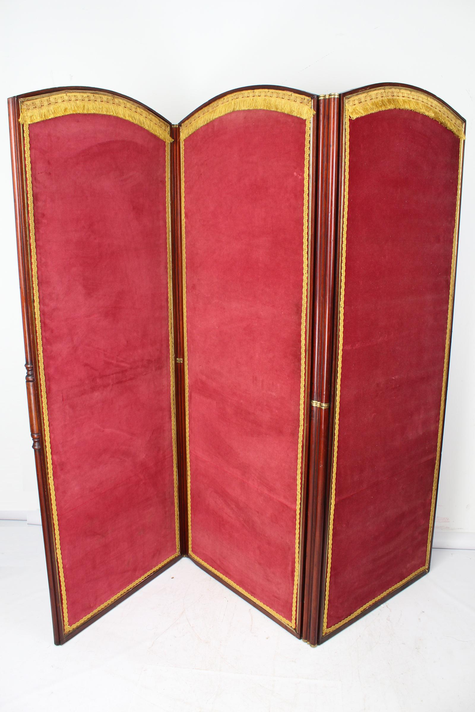 Victorian Folding Dressing Screen / Room Divider - Castle Howard (1 of 13) Victorian Folding Dressing Screen / Room Divider - Castle Howard (1 of 13)