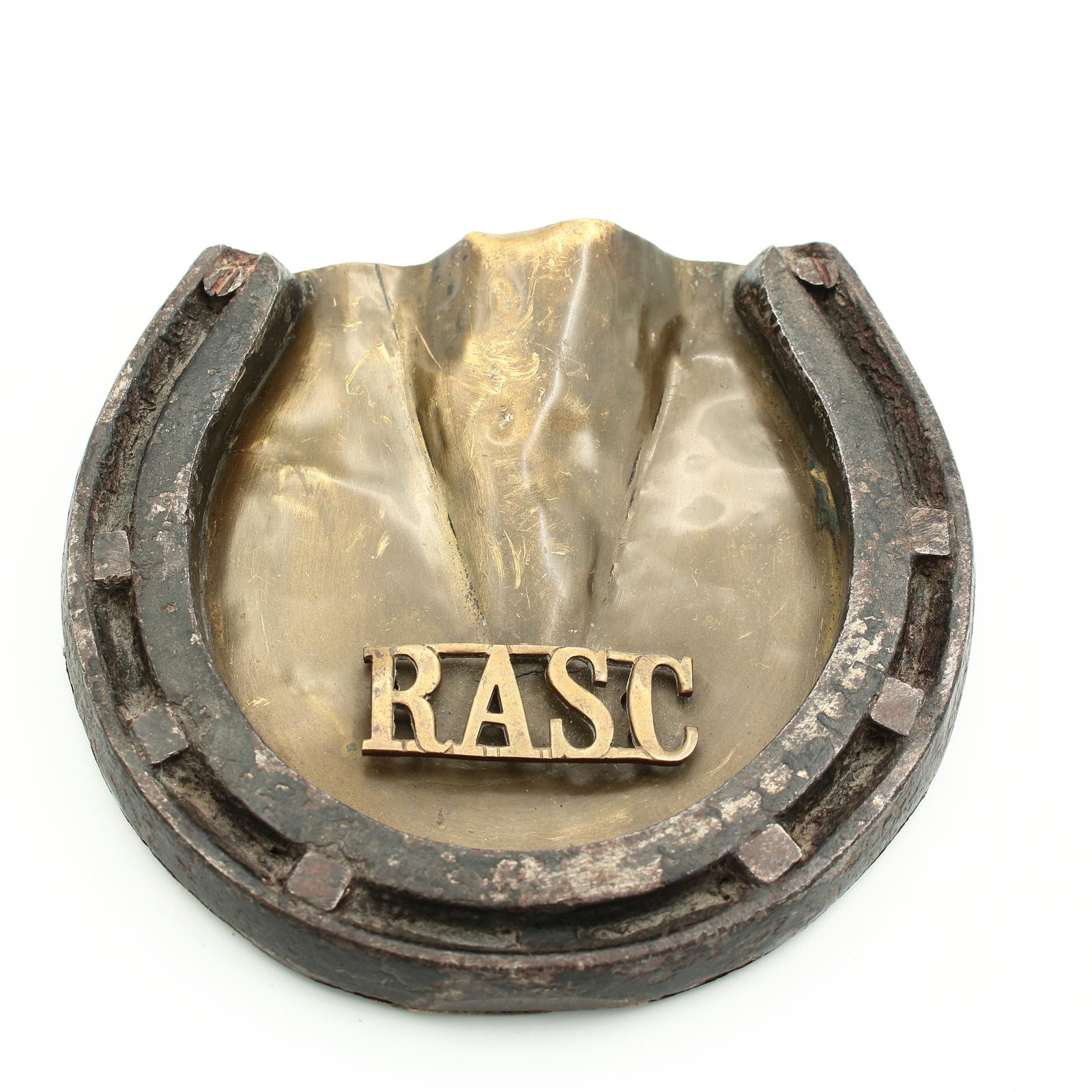 WW1 Trench Art RASC Horse Shoe Tray Royal Army Service Corps (1 of 11) WW1 Trench Art RASC Horse Shoe Tray Royal Army Service Corps (1 of 11)
