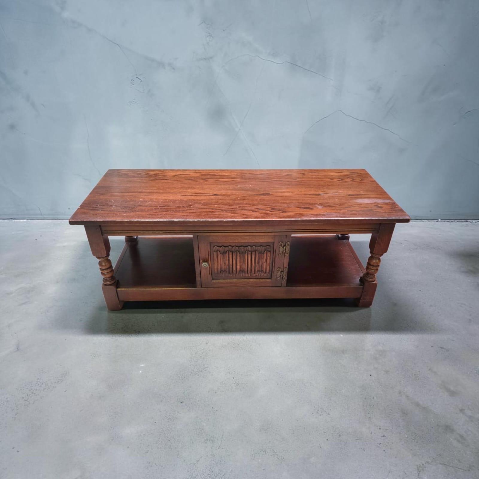Vintage Old Charm Wood Bros Oak Coffee Table / Storage Cabinet / C1970 (1 of 10) Vintage Old Charm Wood Bros Oak Coffee Table / Storage Cabinet / C1970 (1 of 10)