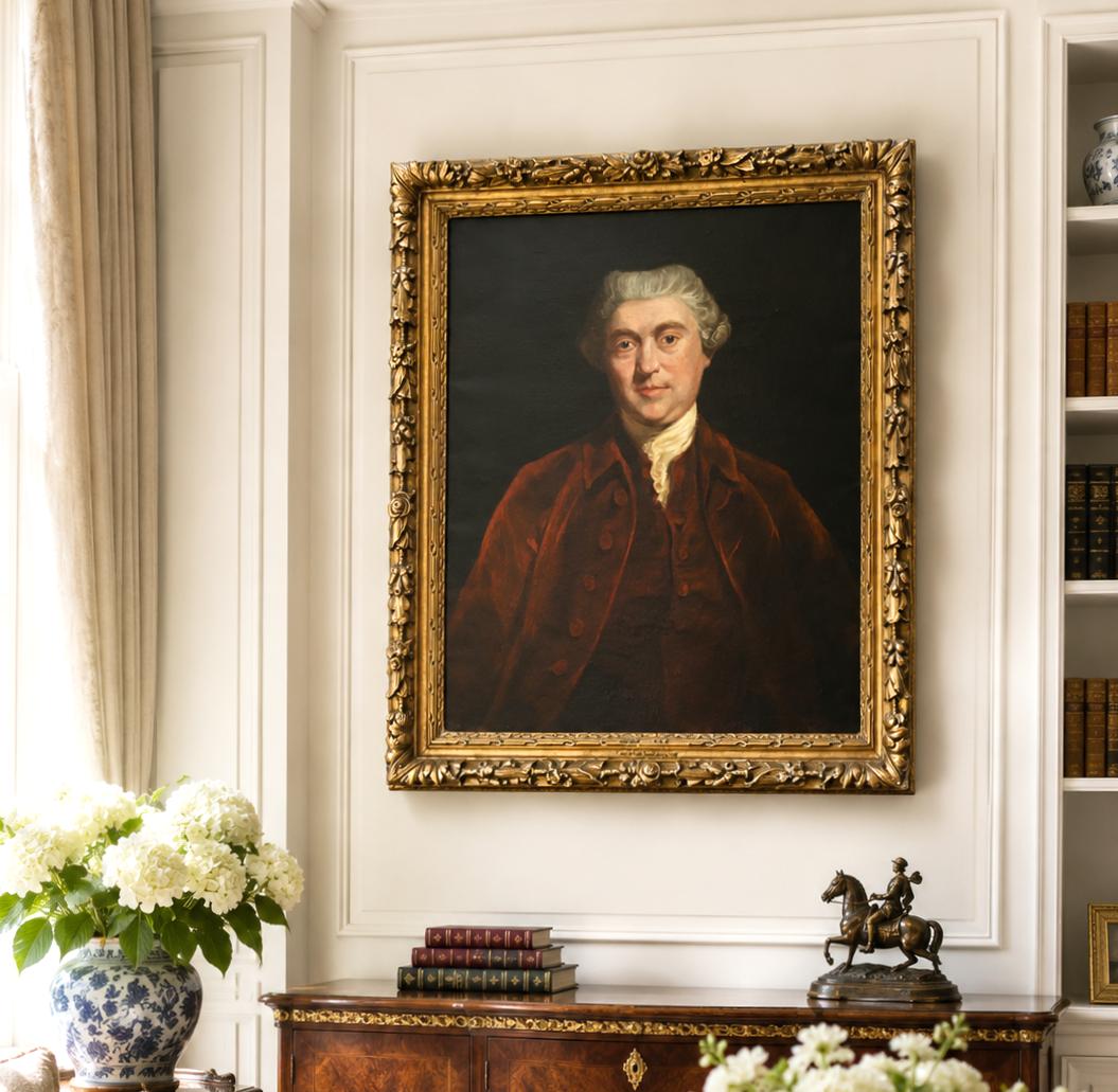 Sir Joshua Reynolds Oil Portrait Painting Revival 18th Century Style Giltwood Frame (1 of 12) Sir Joshua Reynolds Oil Portrait Painting Revival 18th Century Style Giltwood Frame (1 of 12)