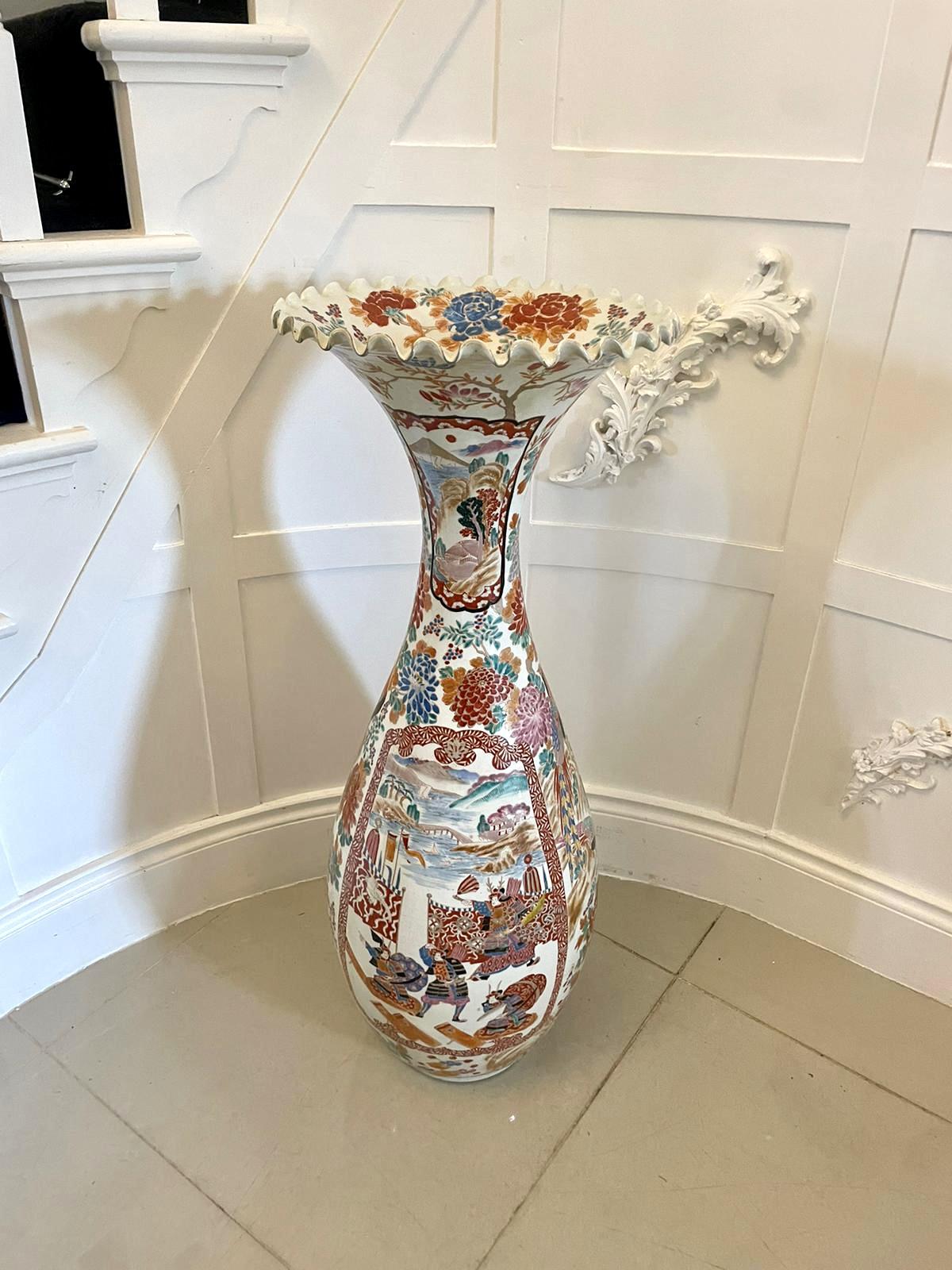 Large Antique 19th Century Quality Japanese Imari Floor Standing Vase (1 of 15) Large Antique 19th Century Quality Japanese Imari Floor Standing Vase (1 of 15)