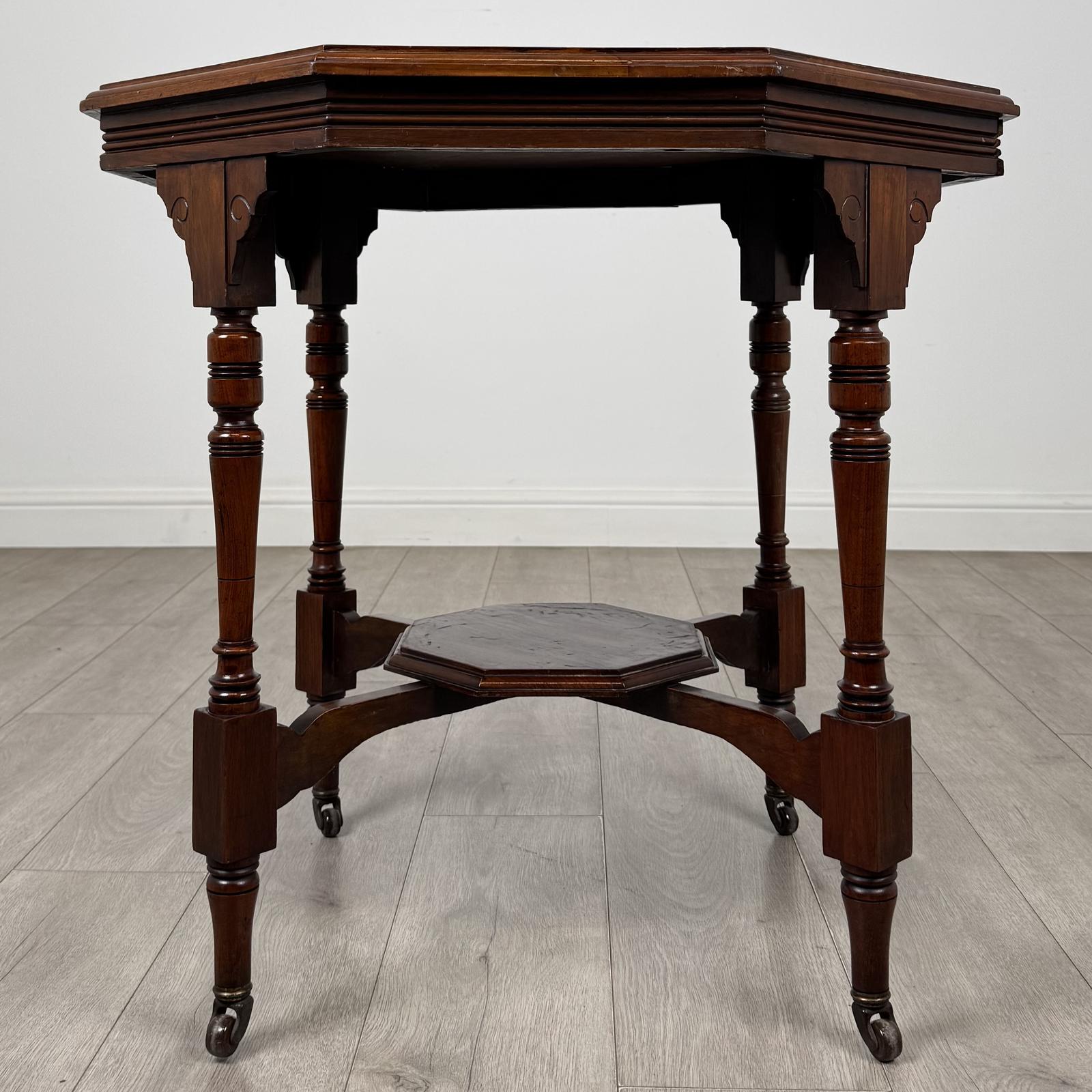 Antique 20th Century Octagonal Side Table in Mahogany (1 of 6) Antique 20th Century Octagonal Side Table in Mahogany (1 of 6)