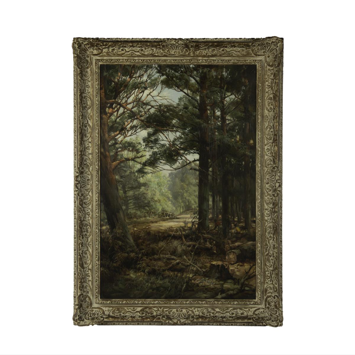 ‘The Forest Road, Boldrewood, Hampshire’ by Montague Dawson (1 of 6)