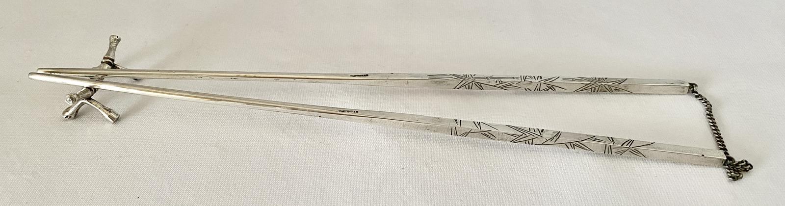 Solid Silver Chopsticks. C1950 (1 of 6)