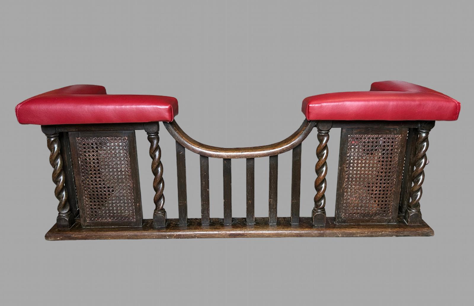 Attractive & Unusual Oak 19th Century Club Fender (1 of 7)