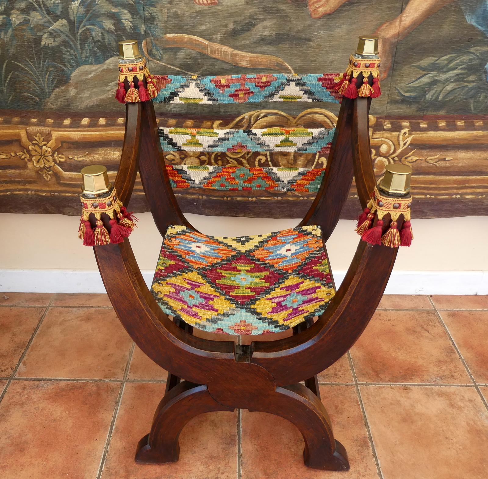 Chair Savonarola Country Oak 1860-1880 (1 of 16) Chair Savonarola Country Oak 1860-1880 (1 of 16)