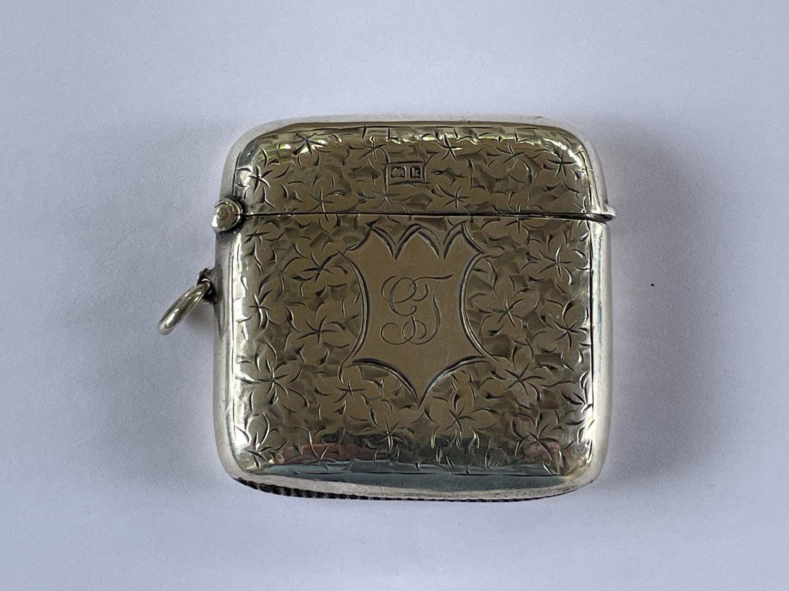 Silver Edwardian Vesta Case (1 of 3)
