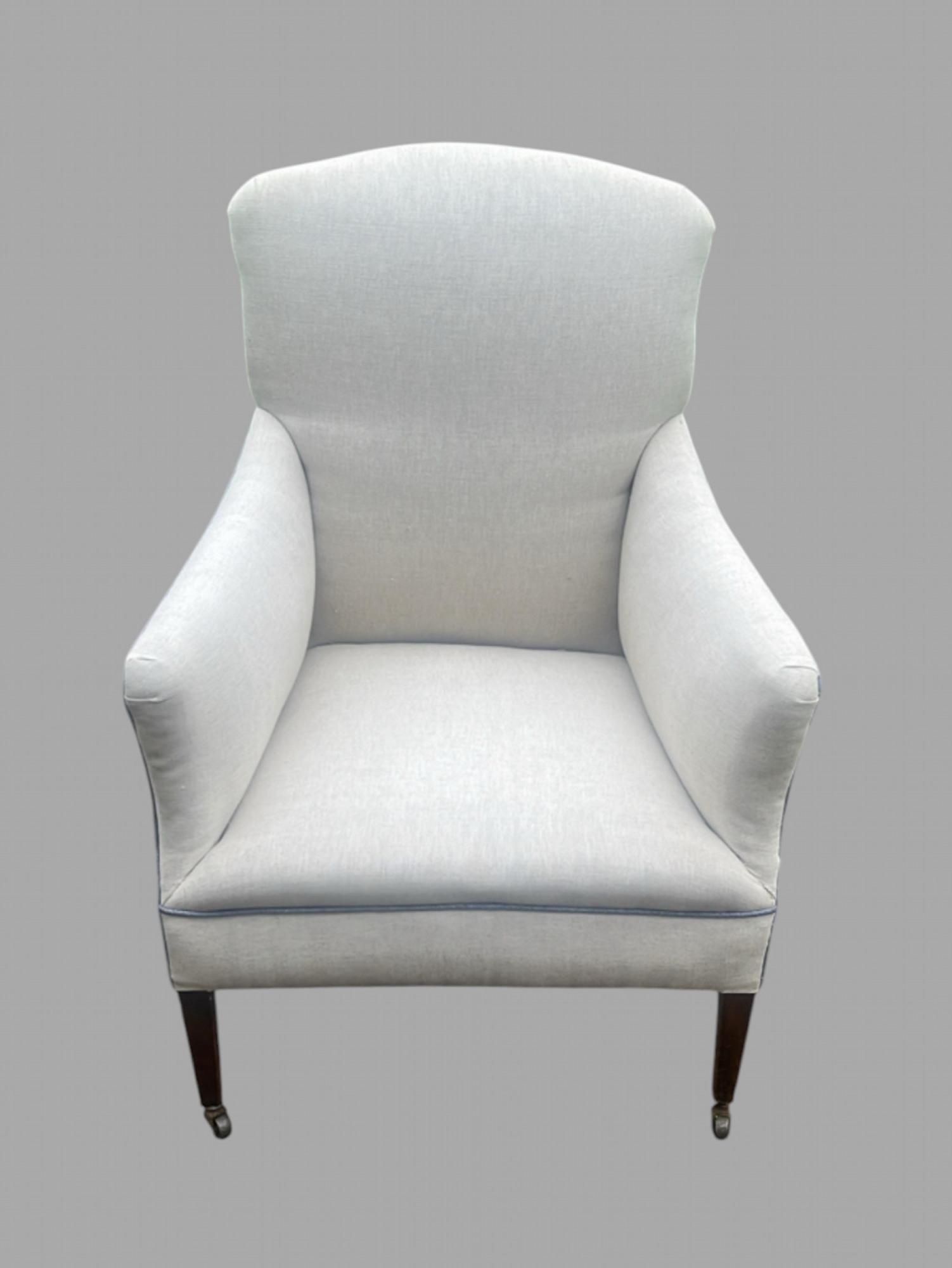 Attractive Traditional Edwardian Fireside Armchair (1 of 6)