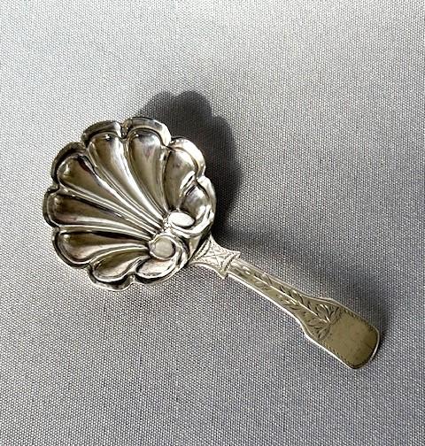 Unusual Georgian Silver Caddy Spoon (1 of 5) Unusual Georgian Silver Caddy Spoon (1 of 5)
