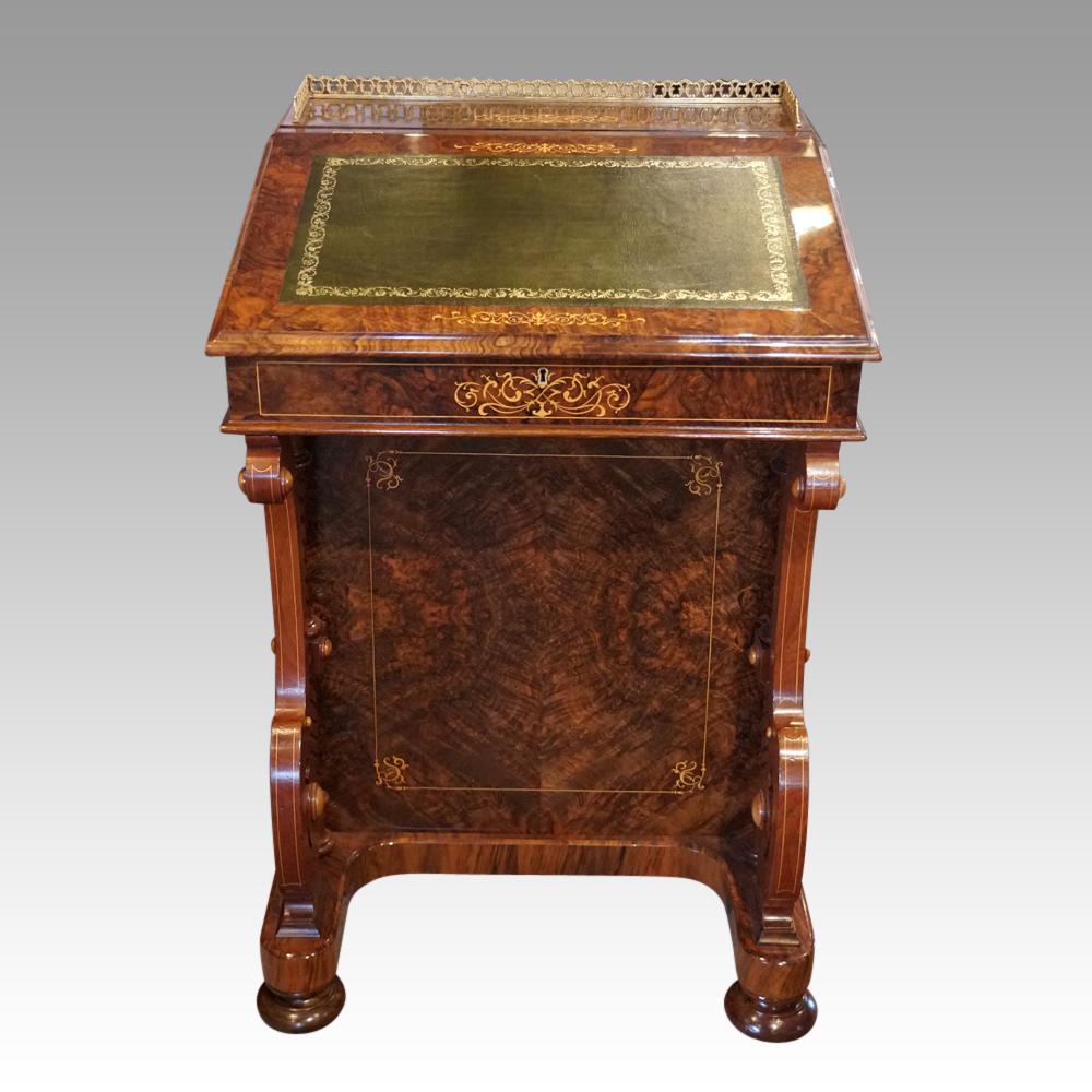 Victorian inlaid walnut Davenport desk (1 of 15) Victorian inlaid walnut Davenport desk (1 of 15)