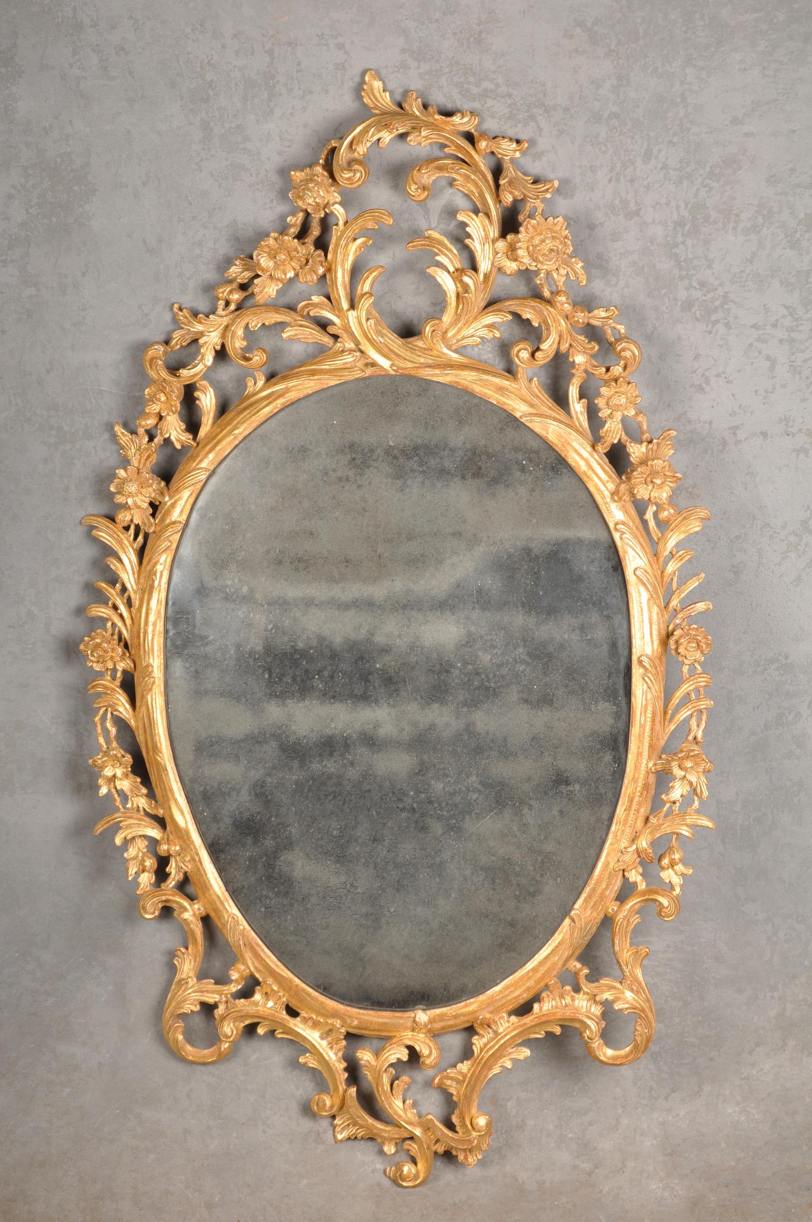 Early 19th Century Giltwood Rococo Mirror (1 of 11) Early 19th Century Giltwood Rococo Mirror (1 of 11)