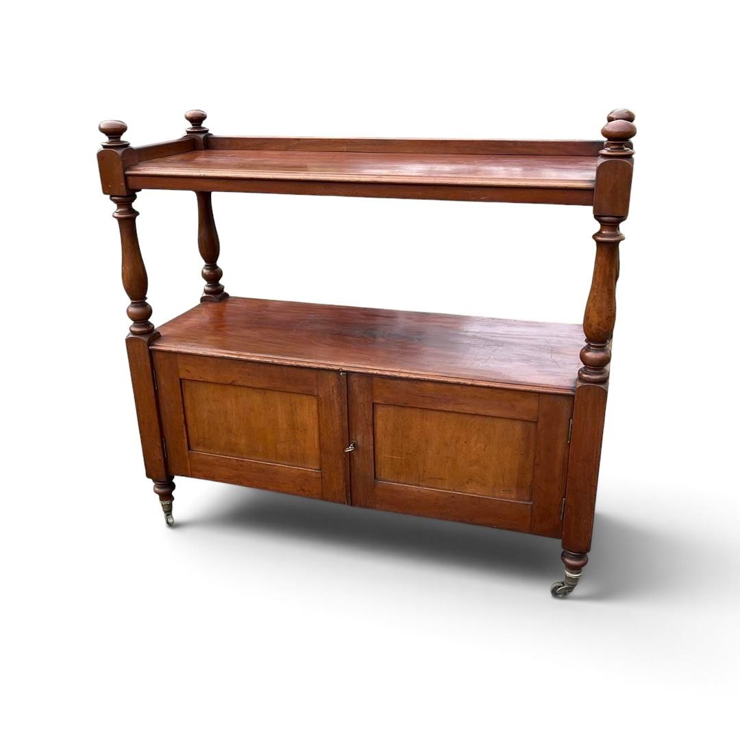 Antique Mahogany Dessert Buffet with Cupboard Below (1 of 17) Antique Mahogany Dessert Buffet with Cupboard Below (1 of 17)