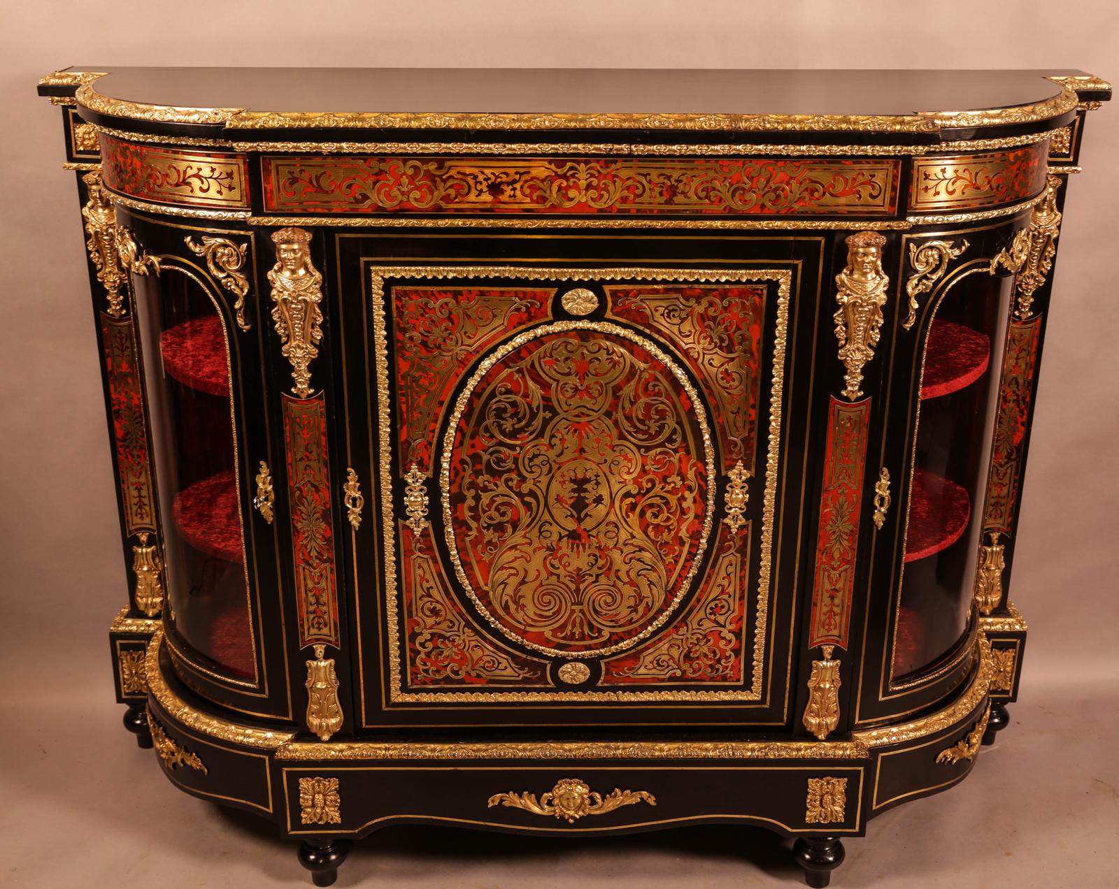 Fabulus Boulle Work Credenza Victorian (1 of 12) Fabulus Boulle Work Credenza Victorian (1 of 12)