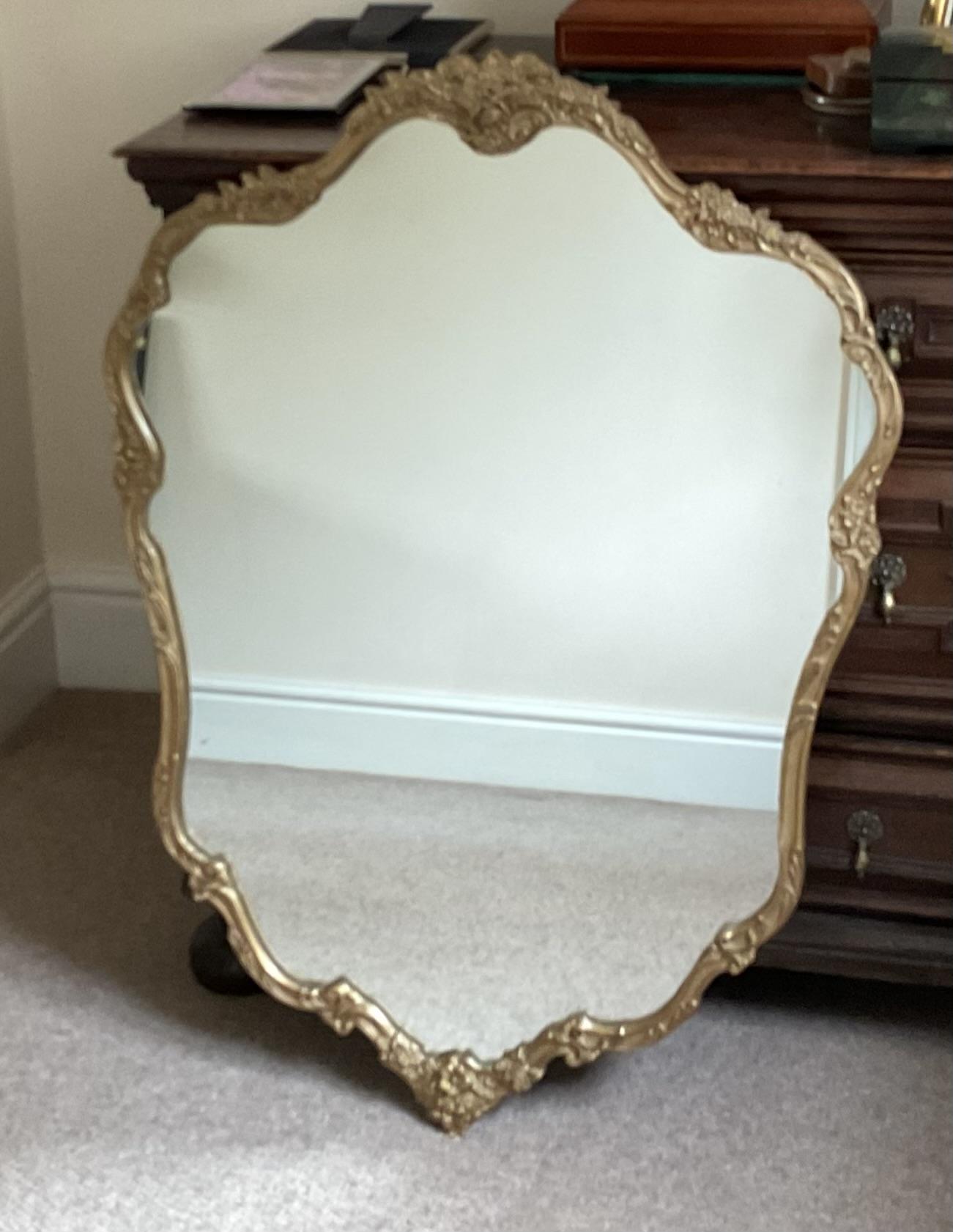 Victorian Gilt Plaster Wall Mirror LA450664