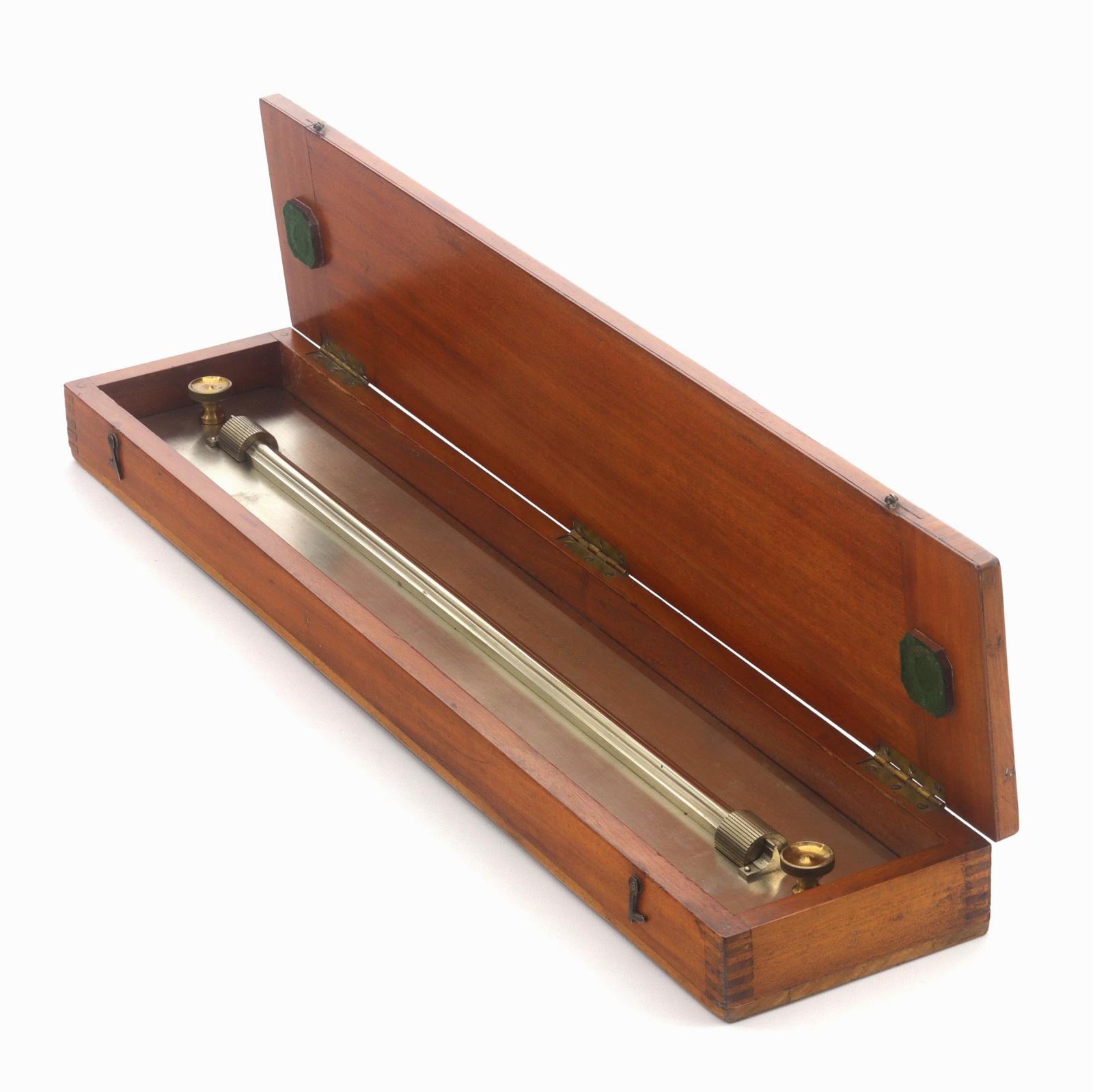 Large Quality Mahogany Cased Rolling Parallel Rule by Elliott Bros c.1875 (1 of 9)
