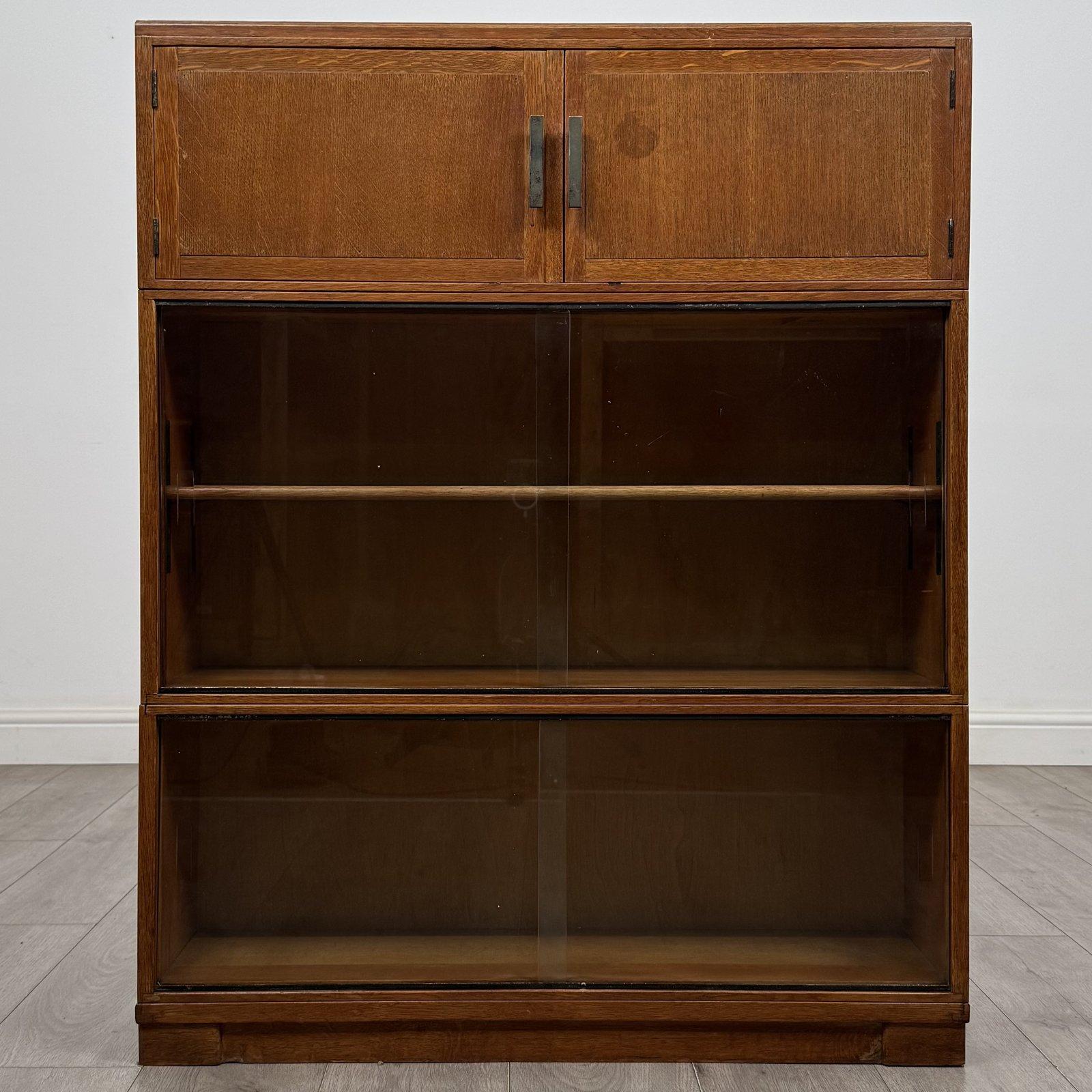 Vintage Oak Glazed Stacking Bookcase | By Minty of Oxford | AF-6747 (1 of 12) Vintage Oak Glazed Stacking Bookcase | By Minty of Oxford | AF-6747 (1 of 12)