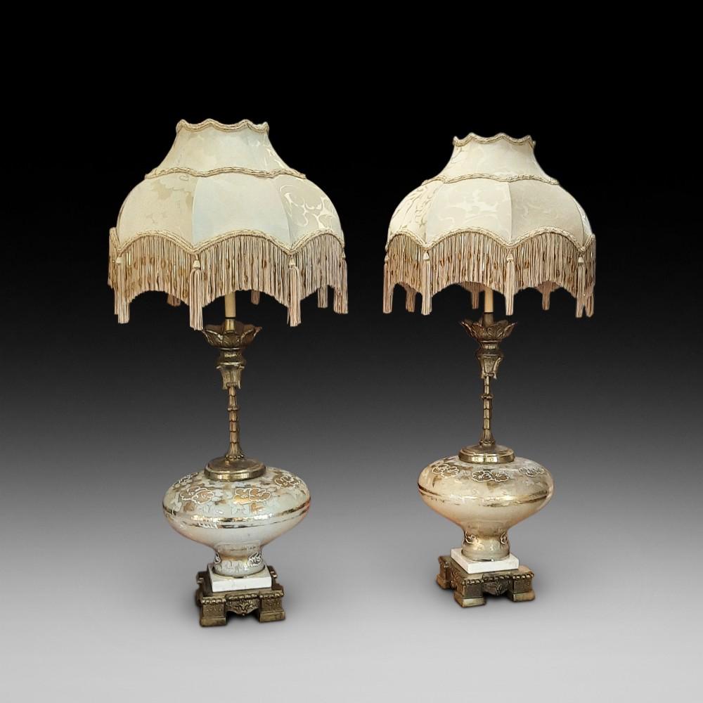 Pair of Late 19th Century Table Lamps (1 of 6)
