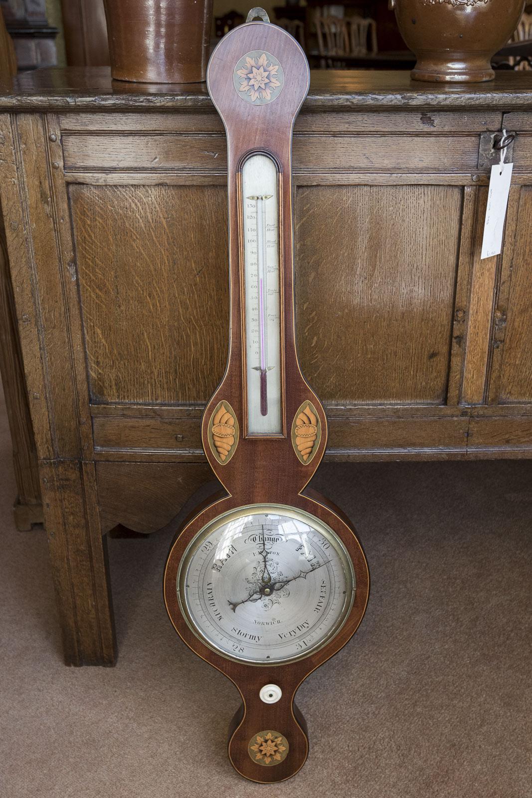 Mercurial Barometer with Satinwood Inlay 580 / LA313189