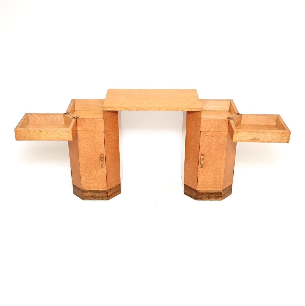 Art Deco Birdseye Maple Dressing Table / Desk (1 of 10) Art Deco Birdseye Maple Dressing Table / Desk (1 of 10)