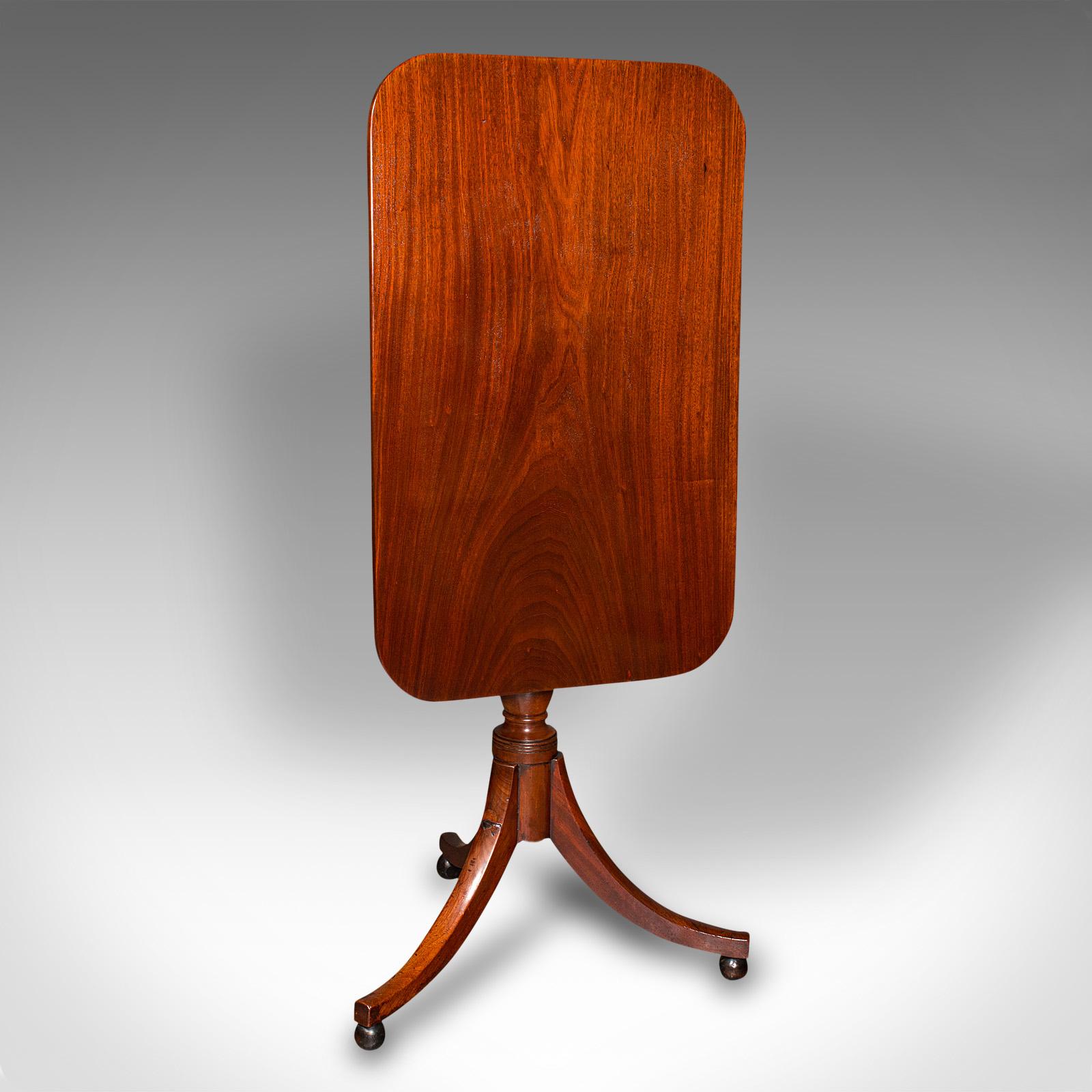 Antique Supper Table, English, Snap Top, Lamp, Occasional, Regency c.1820 (1 of 12)