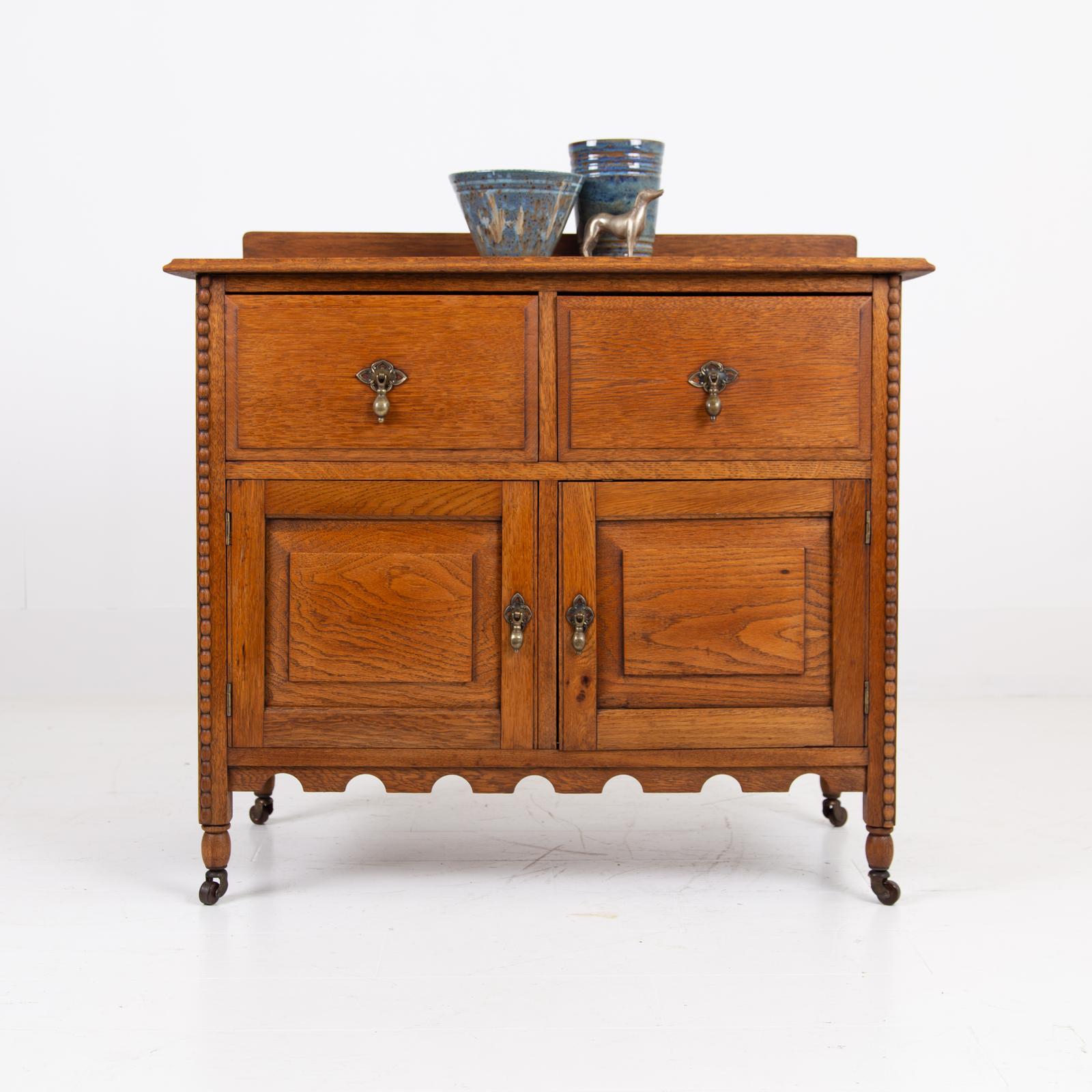 Charming Oak Cabinet with Drawers c.1910 (1 of 15) Charming Oak Cabinet with Drawers c.1910 (1 of 15)