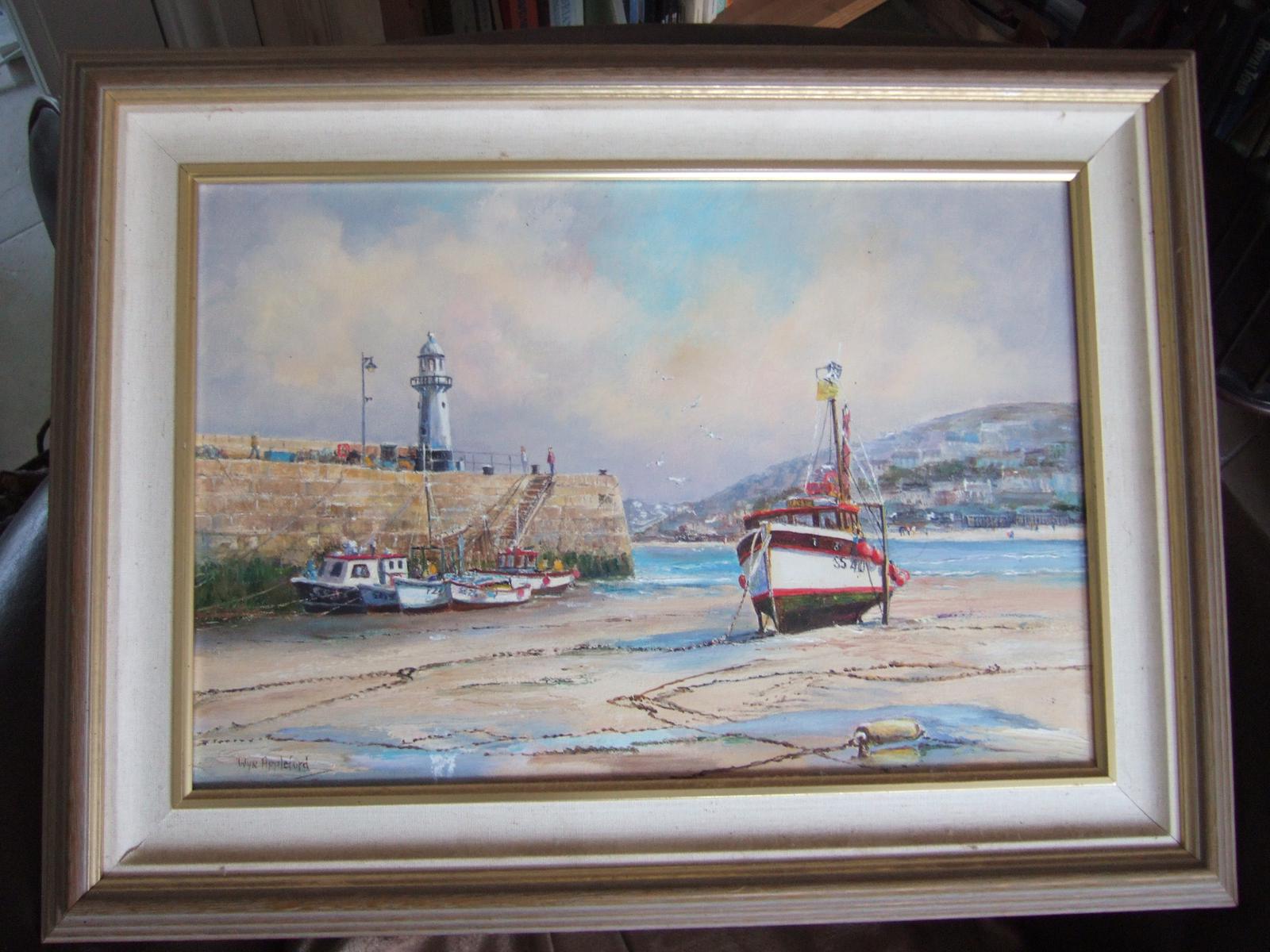 Wyn Appleford Oil on Canvas of St Ives Harbour, Cornwall (1 of 5) Wyn Appleford Oil on Canvas of St Ives Harbour, Cornwall (1 of 5)