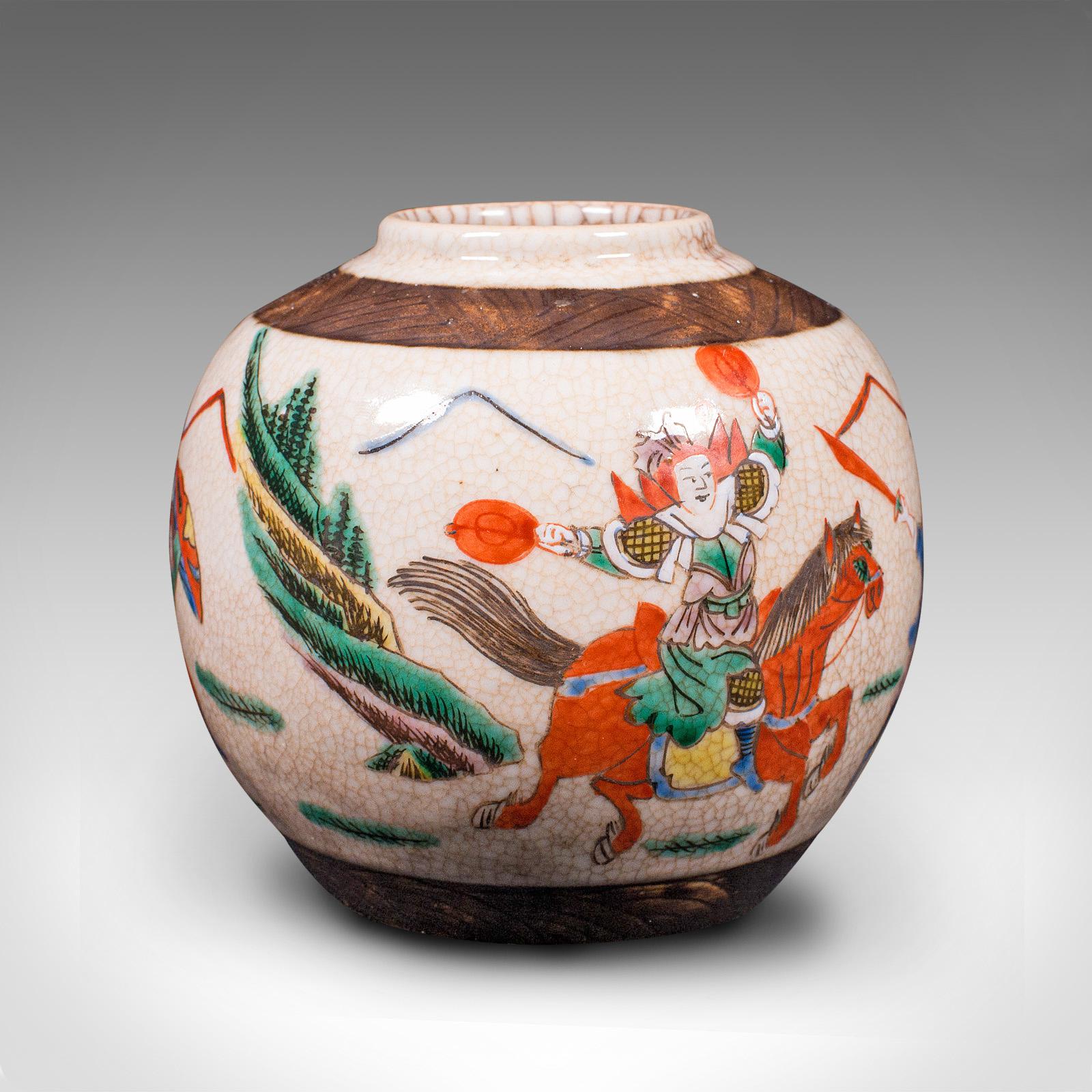 Small Antique Flower Vase, Japanese, Ceramic, Posy Urn, Edo Period c.1850 (1 of 12)