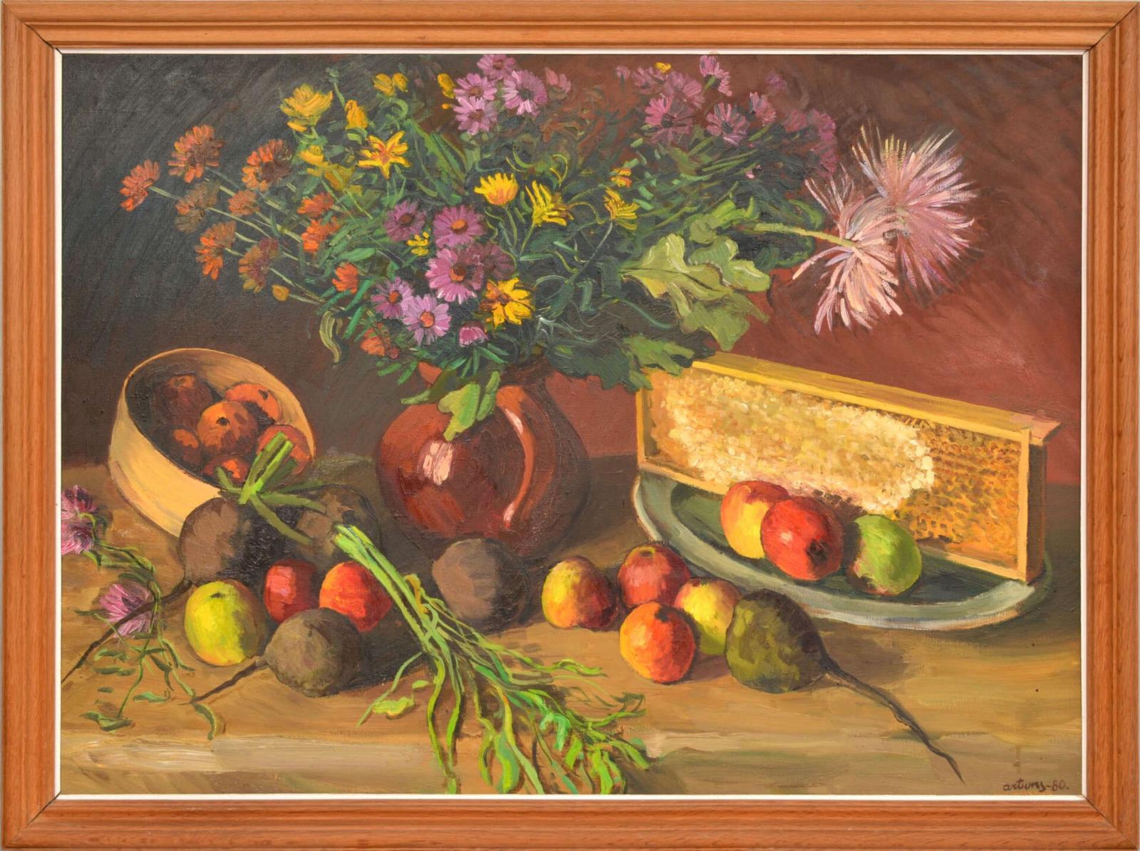 Still Life with Fruits & Flowers (1 of 3)