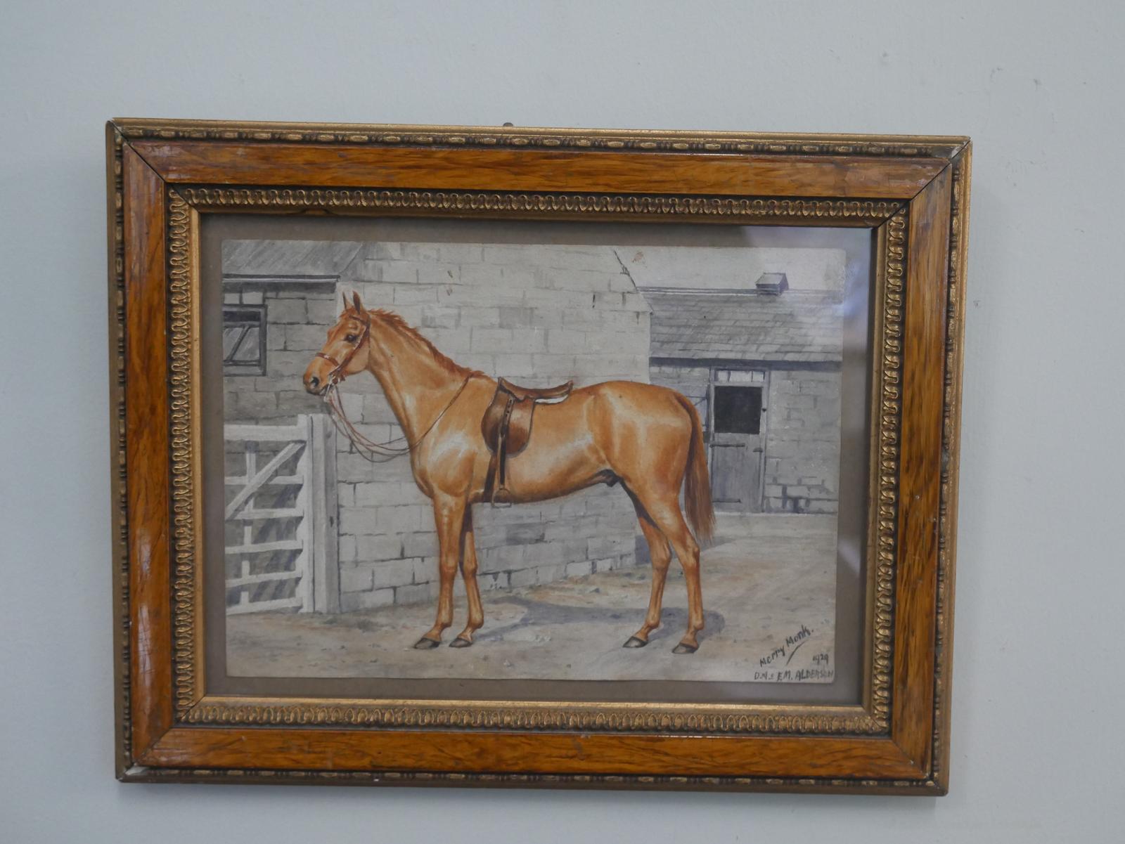 Small Horse Painting 1929 Merry Monk (1 of 7) Small Horse Painting 1929 Merry Monk (1 of 7)