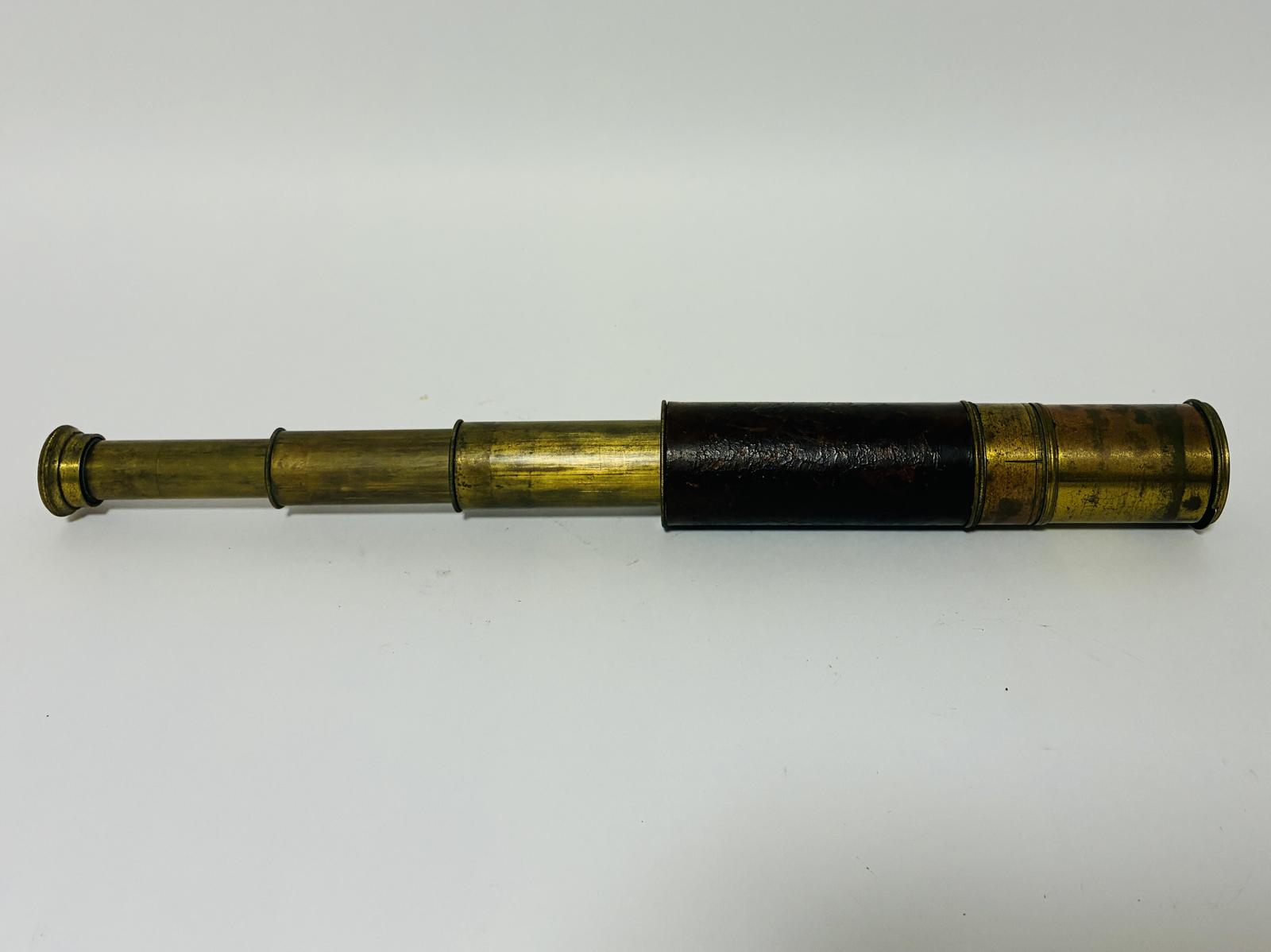 Antique Brass 3-draw Pocket Telescope (1 of 8) Antique Brass 3-draw Pocket Telescope (1 of 8)