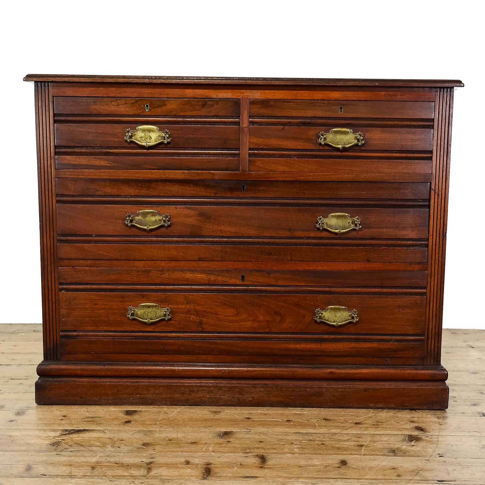 Antique Edwardian Mahogany Chest of Drawers (1 of 11)