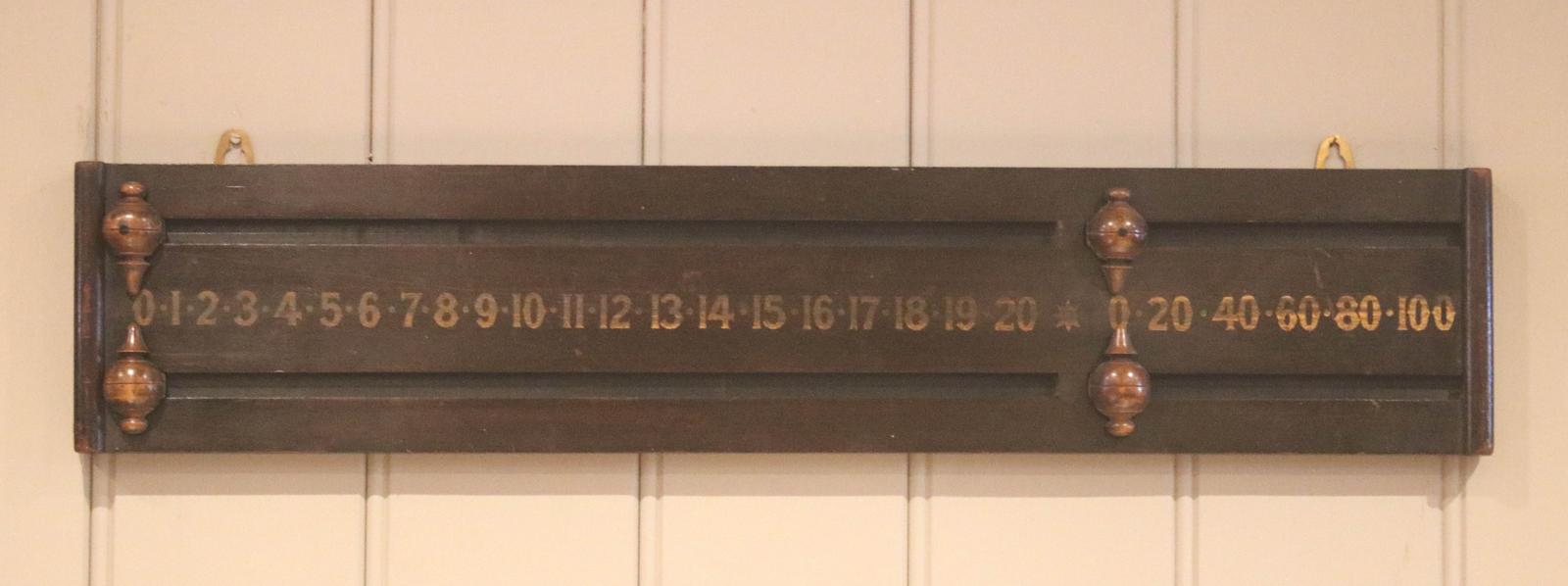 Beech Billiards Score Board (1 of 6)