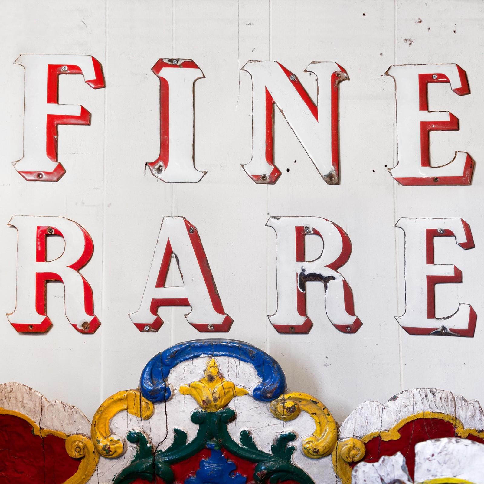 8 Vintage Enamelled Letters From Old French Shopfront Signs (1 of 8)