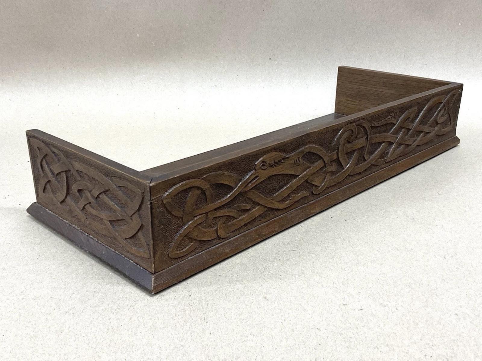 Arts & Crafts Oak Book Rack Scottish with Celtic Knot Designs Antique c.1900 (1 of 8) Arts & Crafts Oak Book Rack Scottish with Celtic Knot Designs Antique c.1900 (1 of 8)