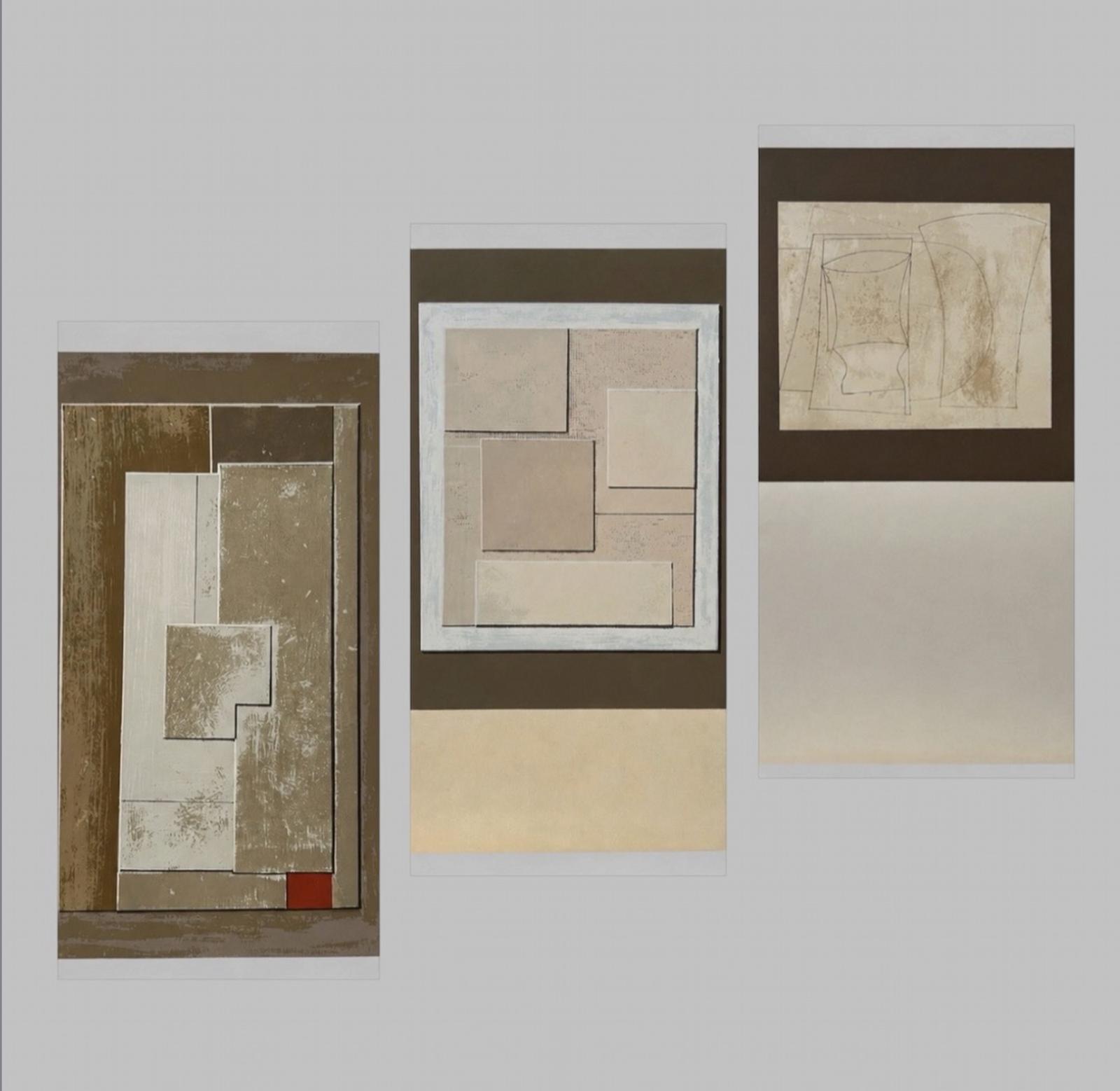 A Set of Three Limited Edition Screenprints by Ben Nicholson (1 of 7) A Set of Three Limited Edition Screenprints by Ben Nicholson (1 of 7)