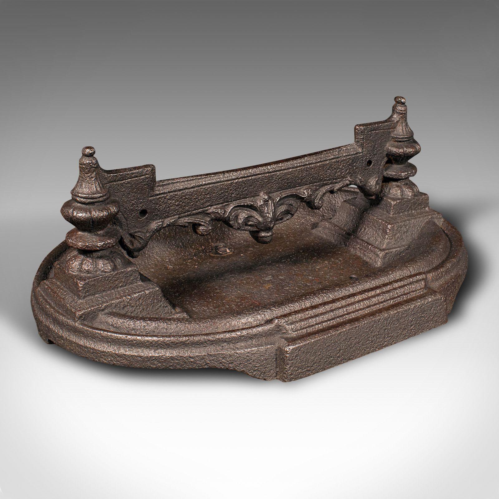 Antique Entrance Boot Scraper, English, Cast Iron Doorway Shoe Cleaner, Georgian (1 of 8)