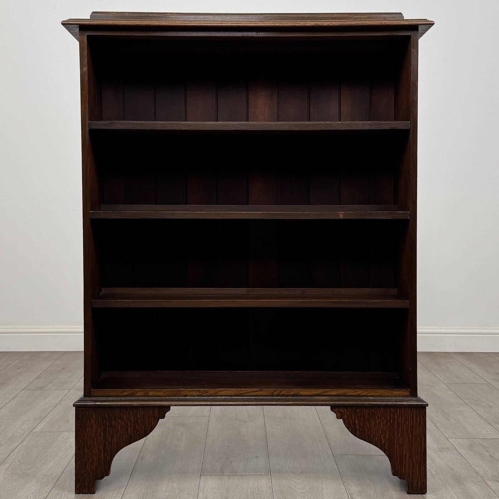 Antique Edwardian Oak Open Bookcase | Raised Gallery | AF-6639 (1 of 10) Antique Edwardian Oak Open Bookcase | Raised Gallery | AF-6639 (1 of 10)