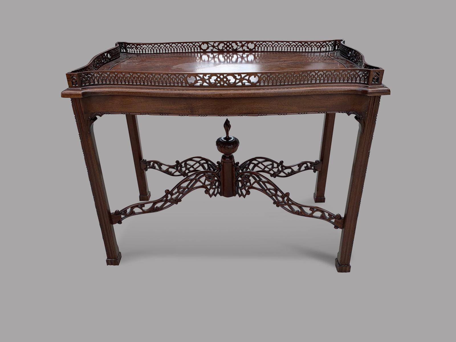 Lovely Carved Mahogany Silver Table (1 of 4) Lovely Carved Mahogany Silver Table (1 of 4)