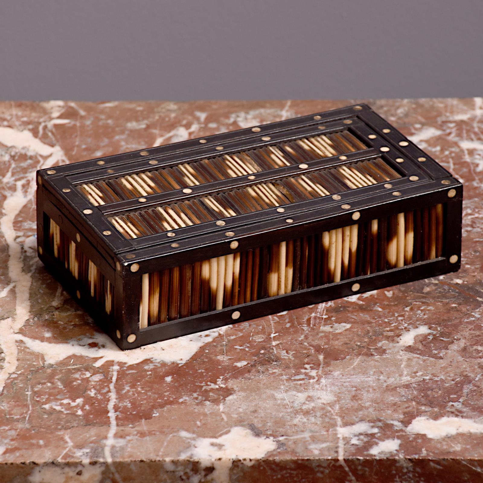 Edwardian Period Porcupine Quill Box (1 of 5)