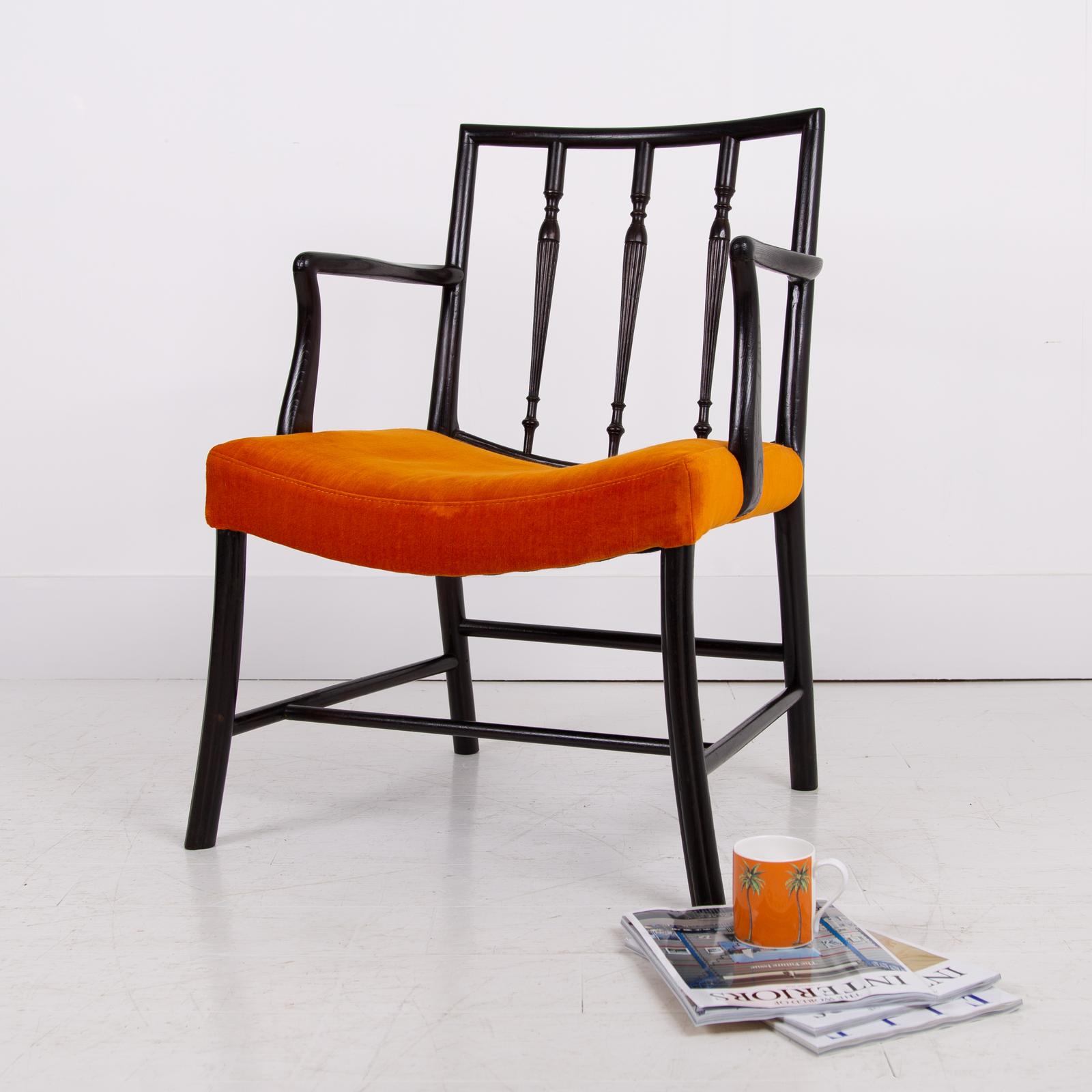 English 1920s Mahogany Armchairs - main image