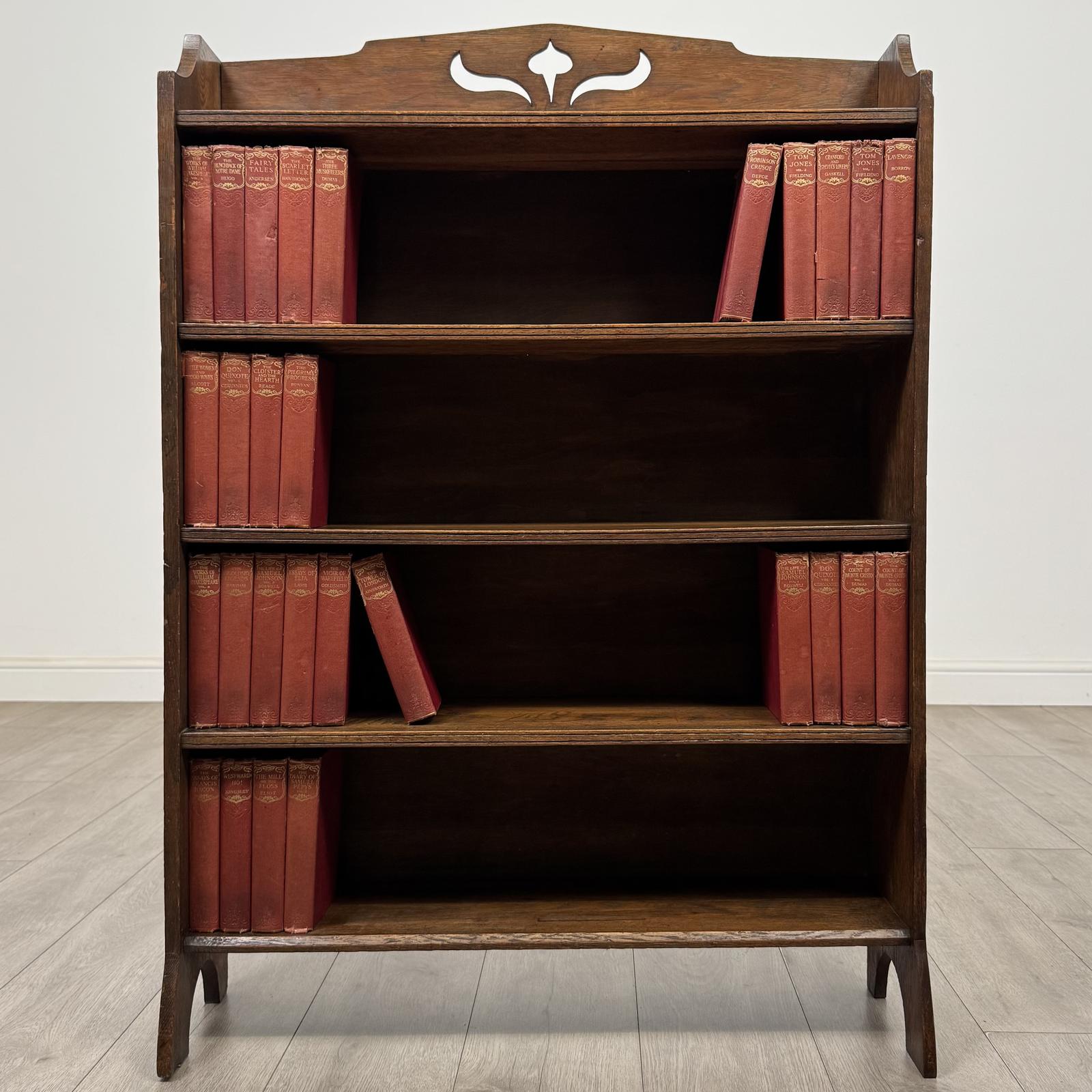 Antique 20th Century Arts & Crafts Open Bookcase In Oak (1 of 10) Antique 20th Century Arts & Crafts Open Bookcase In Oak (1 of 10)