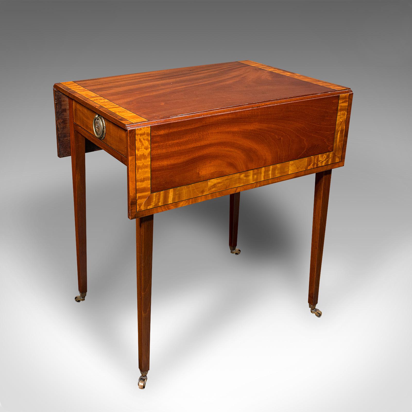 Antique Pembroke Table, English, Drop Leaf, Occasional, Tea - Regency c.1820 (1 of 10) Antique Pembroke Table, English, Drop Leaf, Occasional, Tea - Regency c.1820 (1 of 10)