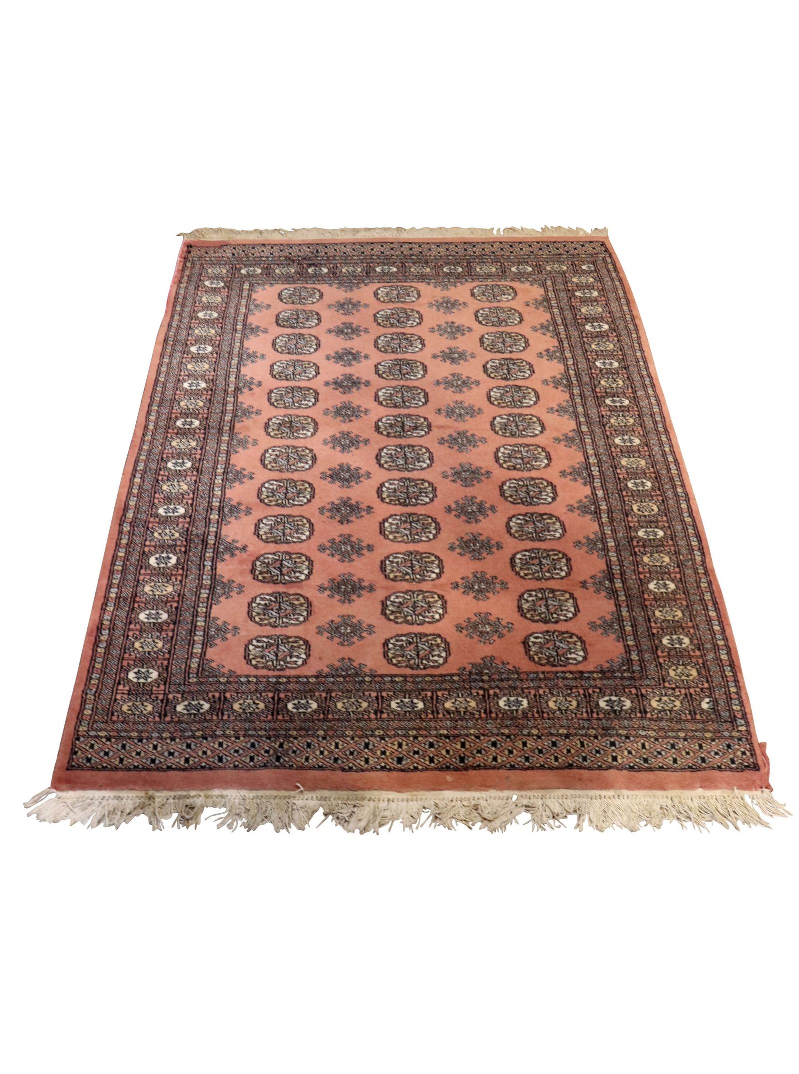 Vintage Bokhara Style Rug with All-Over Gul Design (1 of 4) Vintage Bokhara Style Rug with All-Over Gul Design (1 of 4)