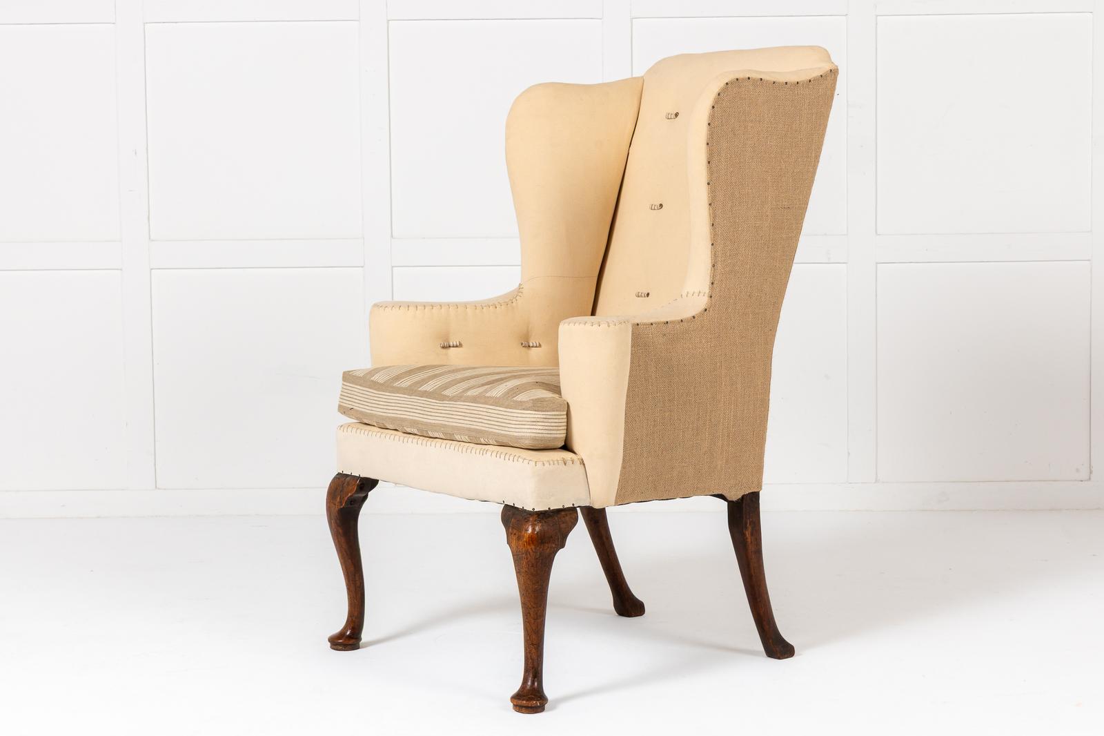 18th Century English Walnut Wing Chair C.1720 (1 of 12)