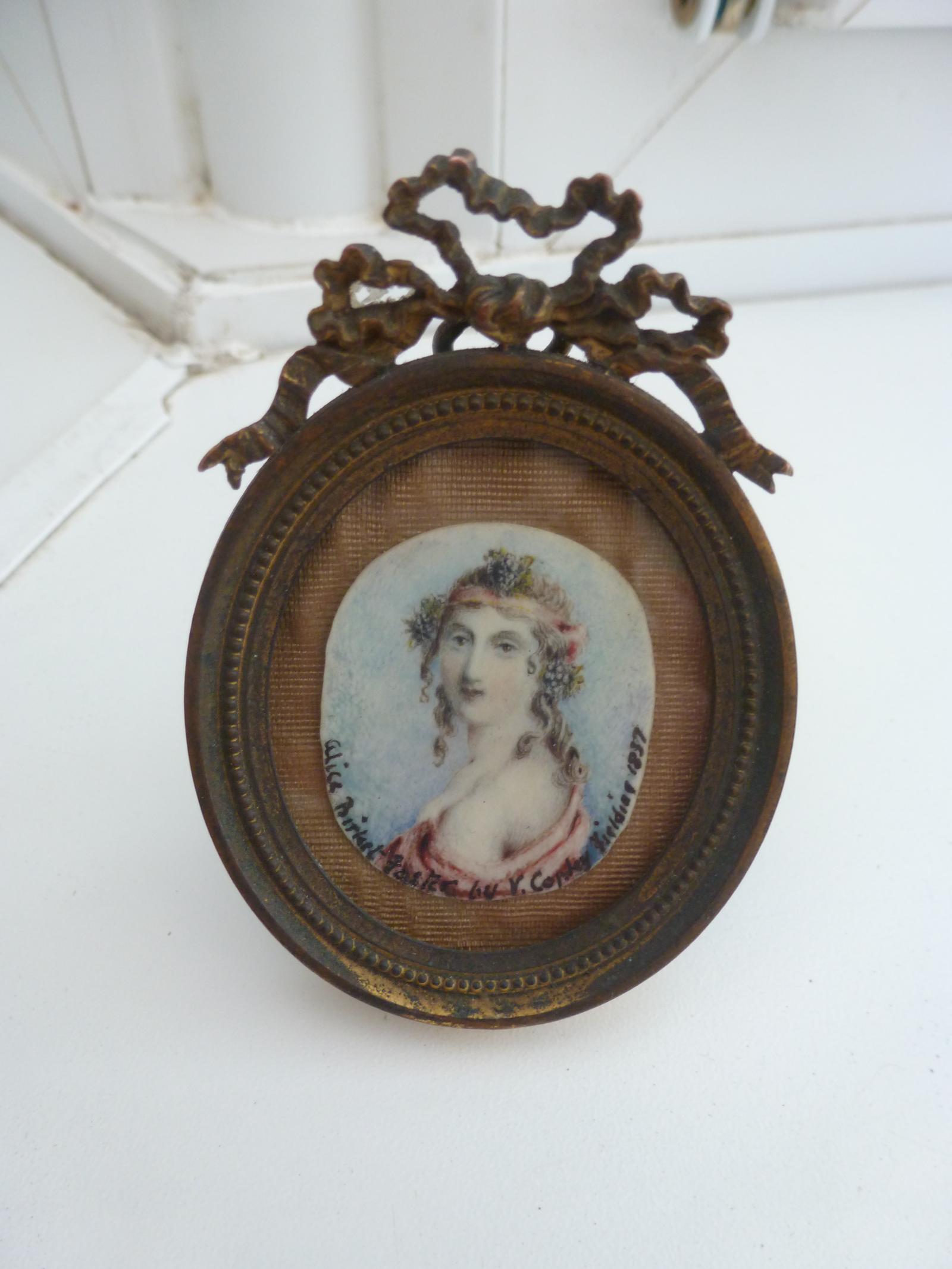 Anthony Vandyke Copley Fielding Miniature  1837 (1 of 12)