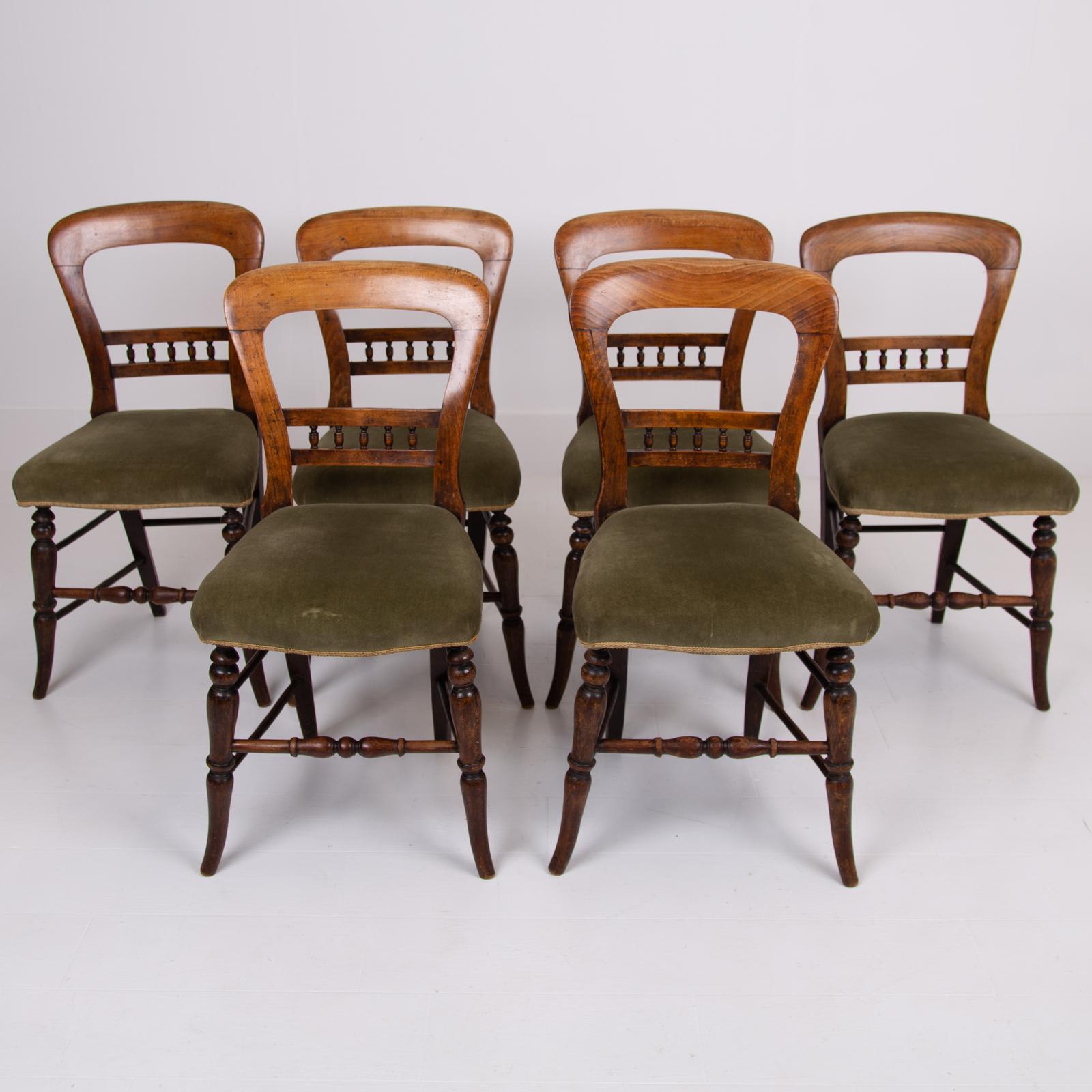 Set of 6 English Country Dining Chairs c.1880 (1 of 13) Set of 6 English Country Dining Chairs c.1880 (1 of 13)