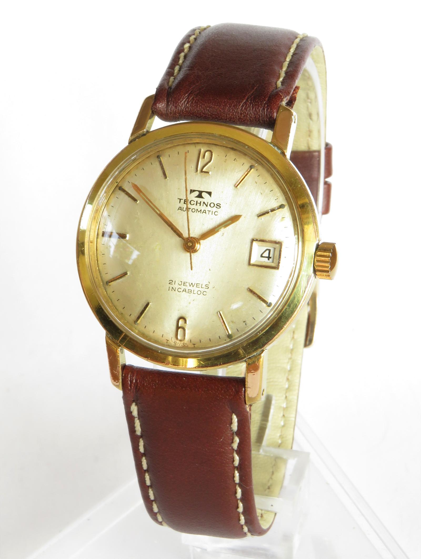 Gents 1960s Technos Automatic Wrist Watch (1 of 5) Gents 1960s Technos Automatic Wrist Watch (1 of 5)