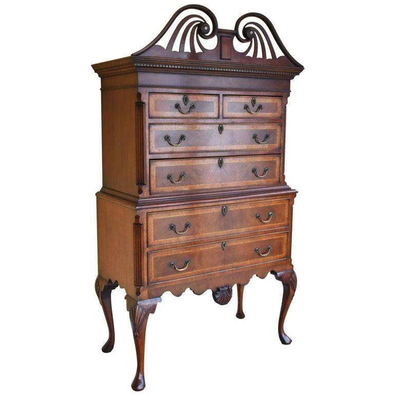 Georgian Style Mahogany Chest on Stand (1 of 7)