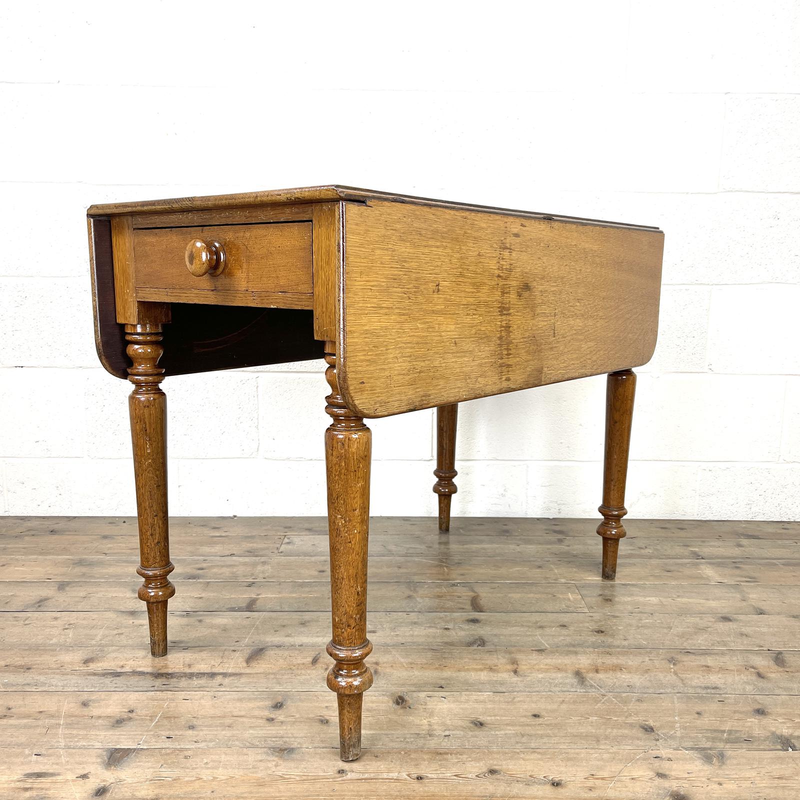 Antique Victorian Oak Drop-leaf Table (1 of 12) Antique Victorian Oak Drop-leaf Table (1 of 12)